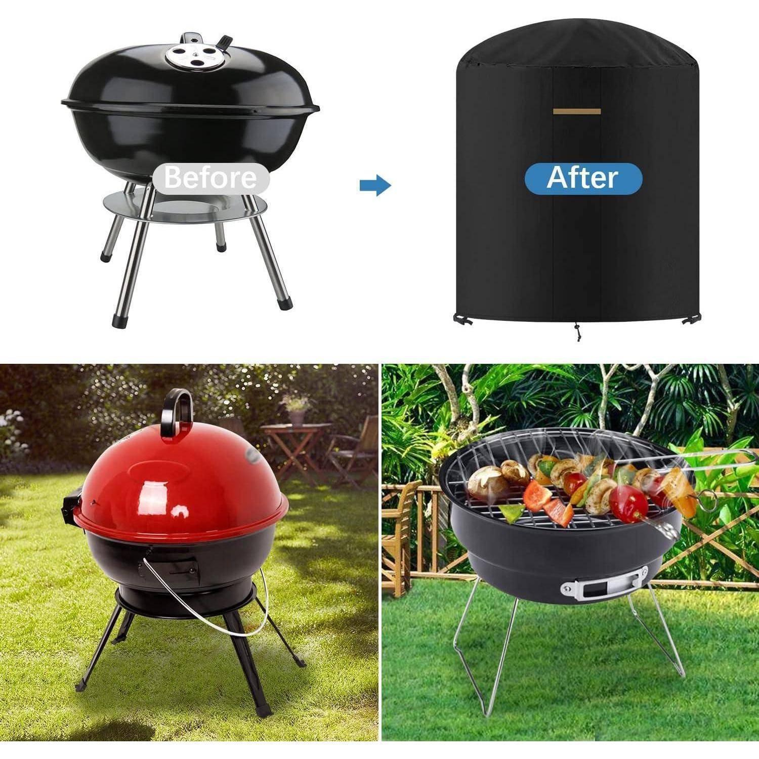 Gasgrillabdeckung wetterfest Kugelgrill Standgrill Ø60x70cm