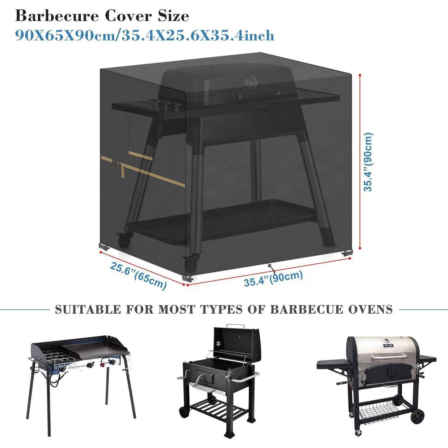 Grillabdeckung Abdeckplane Abdeckhaube Gasgrill Wasserdicht 90x65x90cm