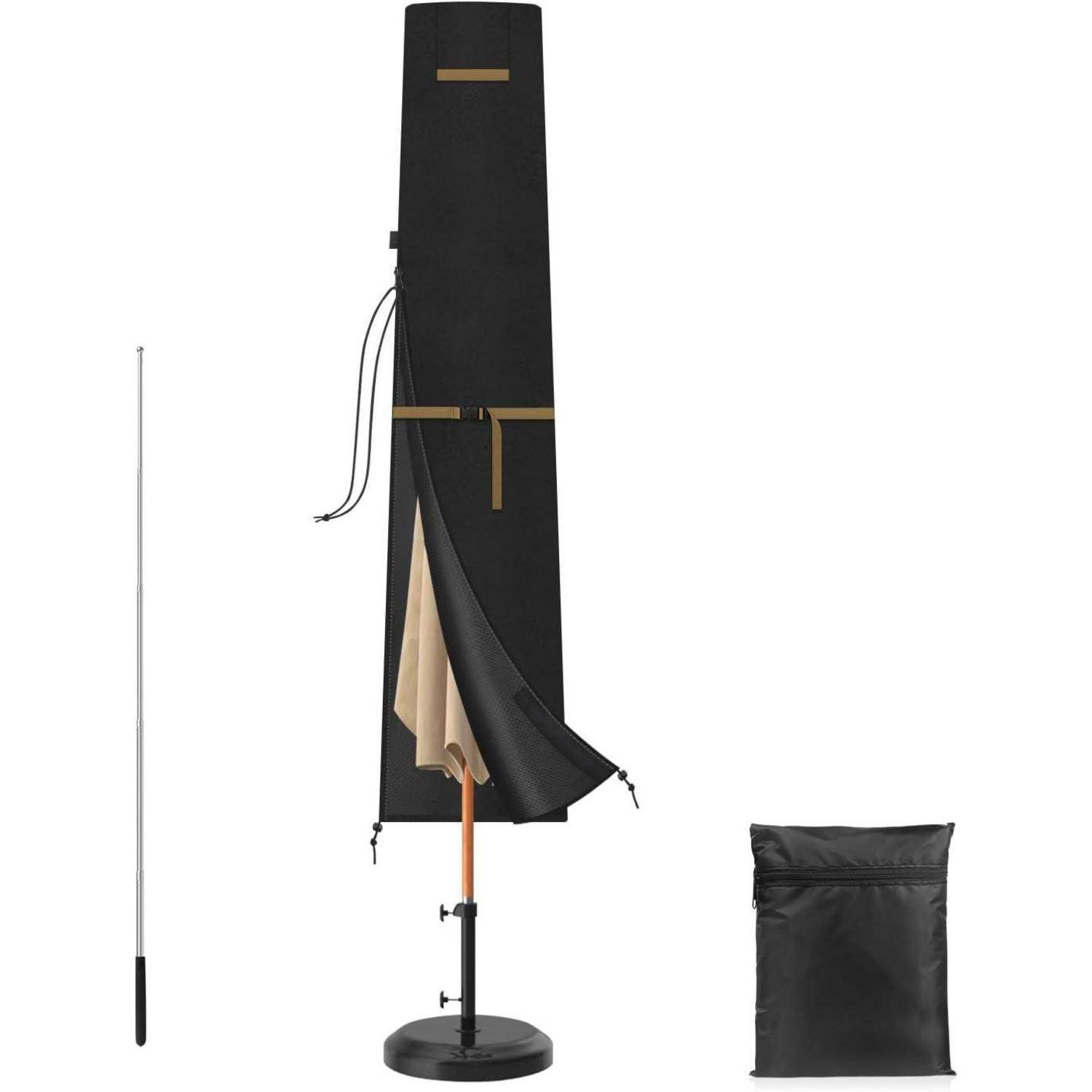 Sonnenschirm Abdeckung Ampelschirm Wasserdicht 300 cm 175X32 38cm