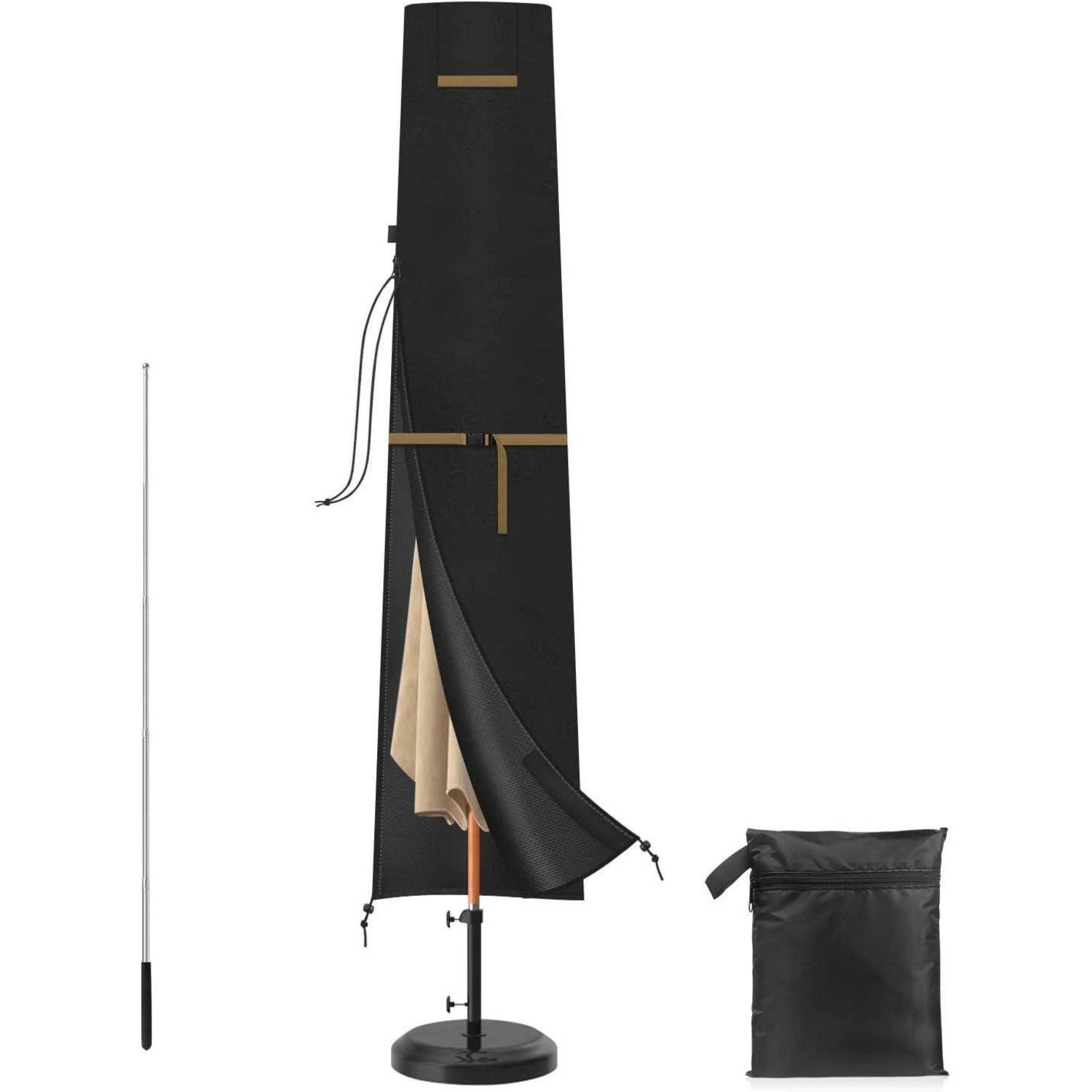 Schutzhülle Schirm 300cm 400cm Ampelschirm Wasserdicht UV 275x45 60cm