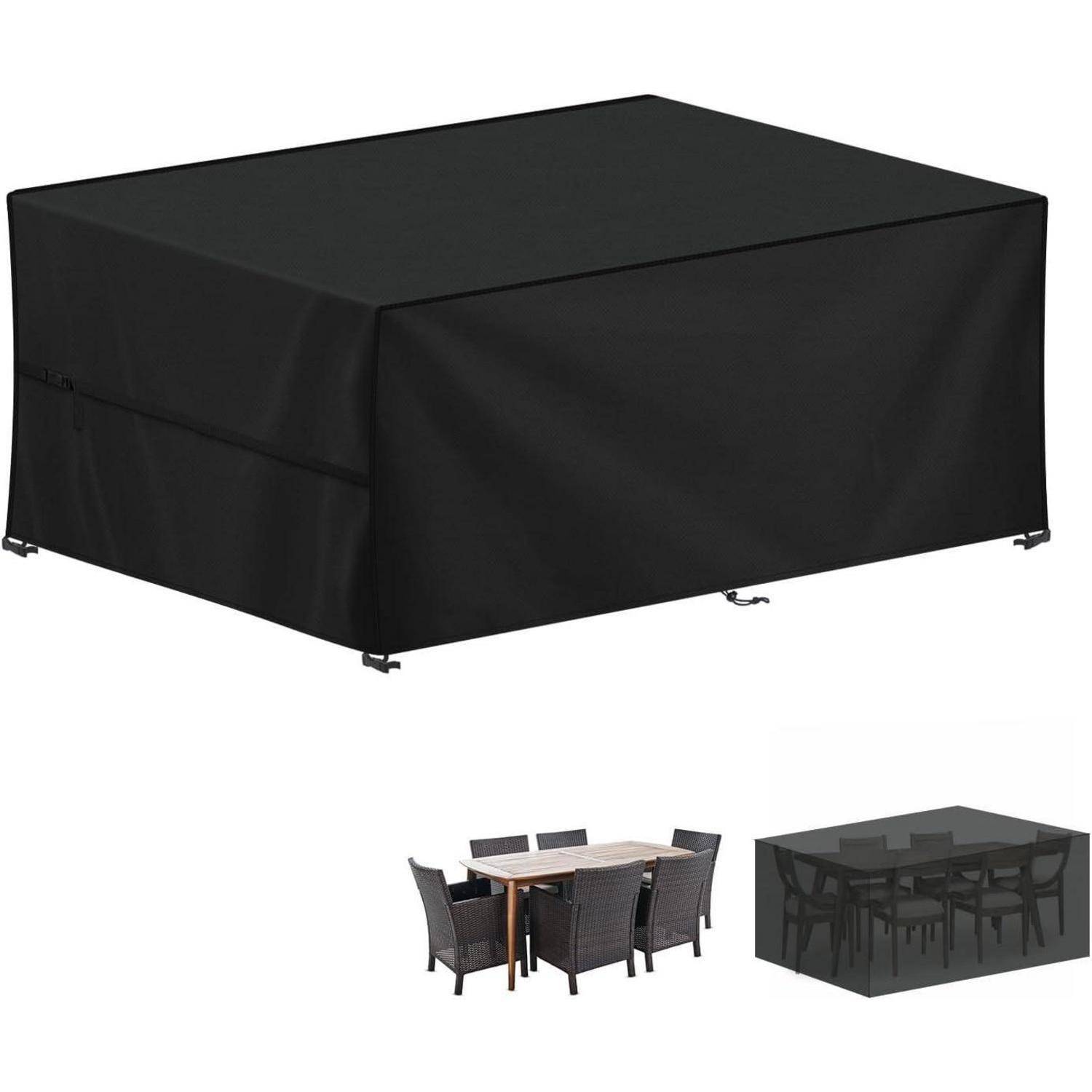 Abdeckung Gartenmöbel wasserdicht AntiUV 420D Schwerlast 220x110x75cm