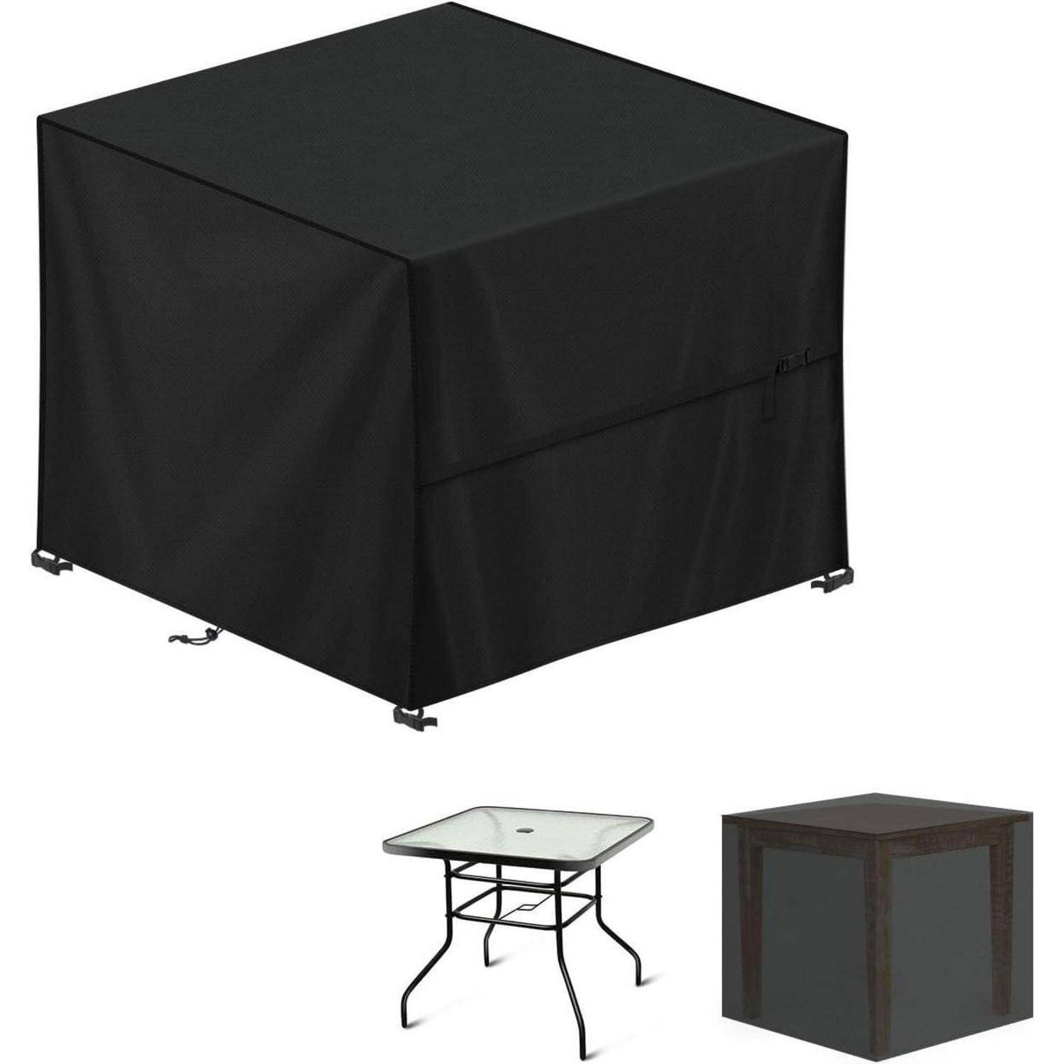 Abdeckhaube Gartenmöbel Tisch Wasserdicht 420D Rattan 80x80x80cm