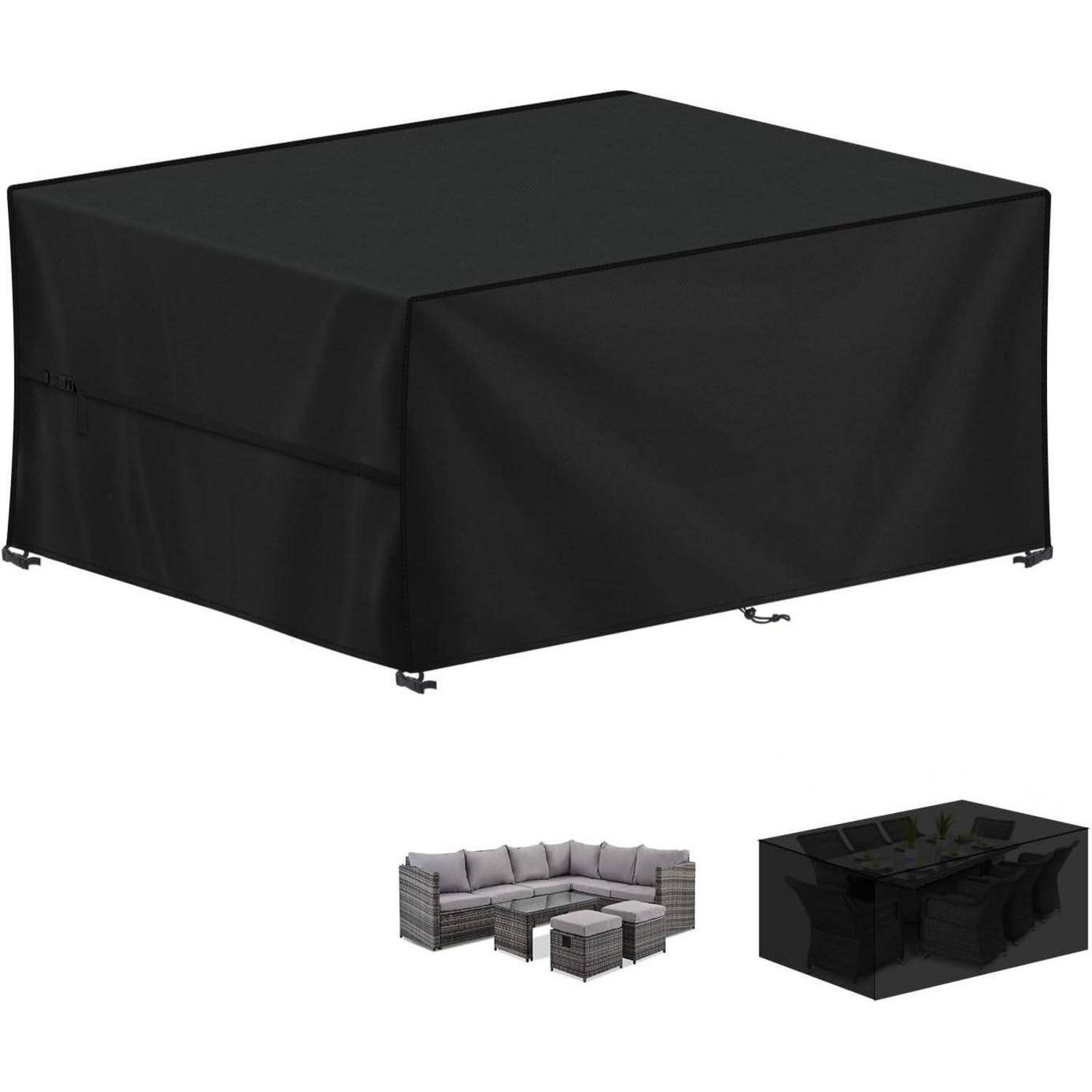 Abdeckung Gartenmöbel Wasserdicht 420D Oxford Winterfest 250x140x100cm