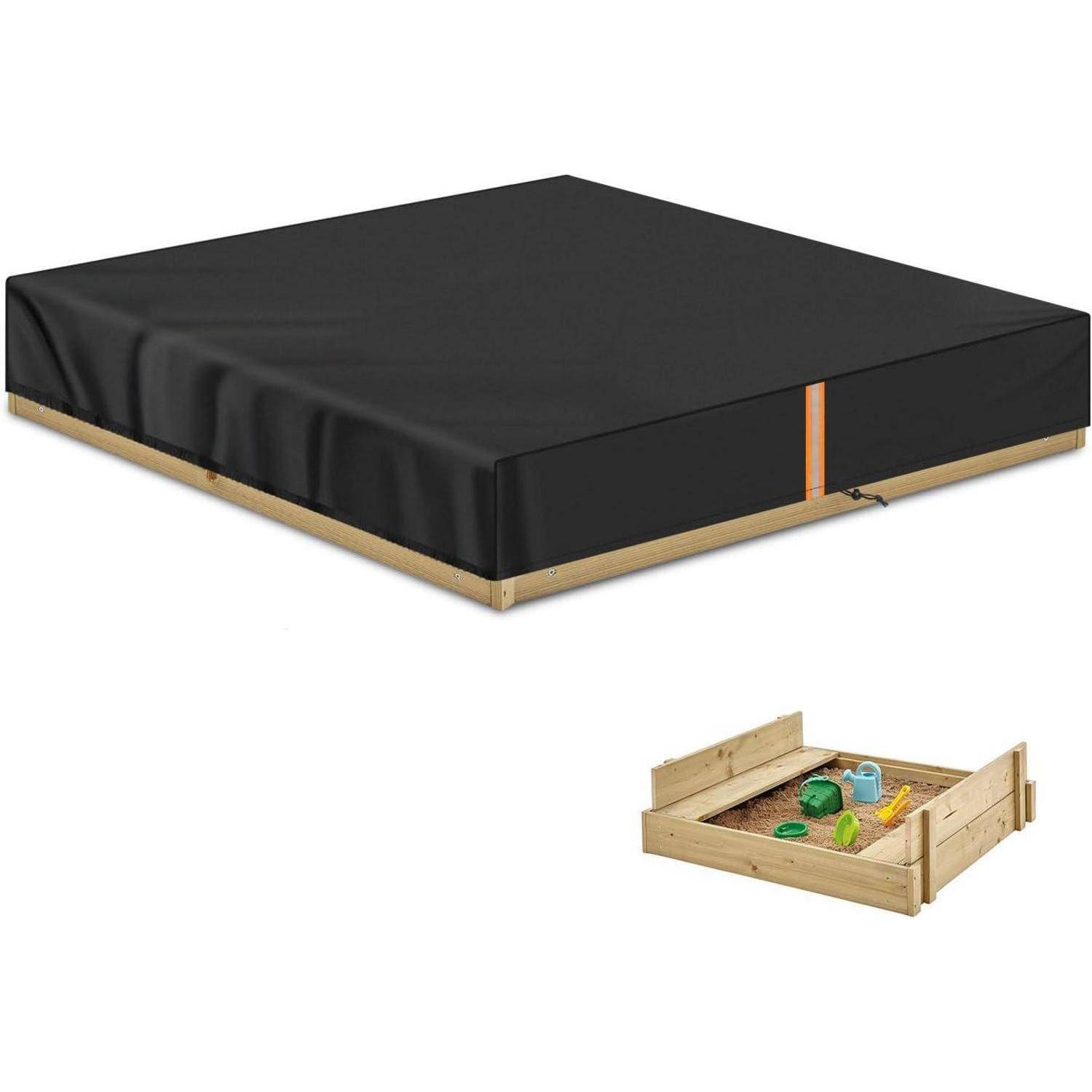 Sandkastenplane Abdeckung wasserdicht staubdicht 185x185x20cm