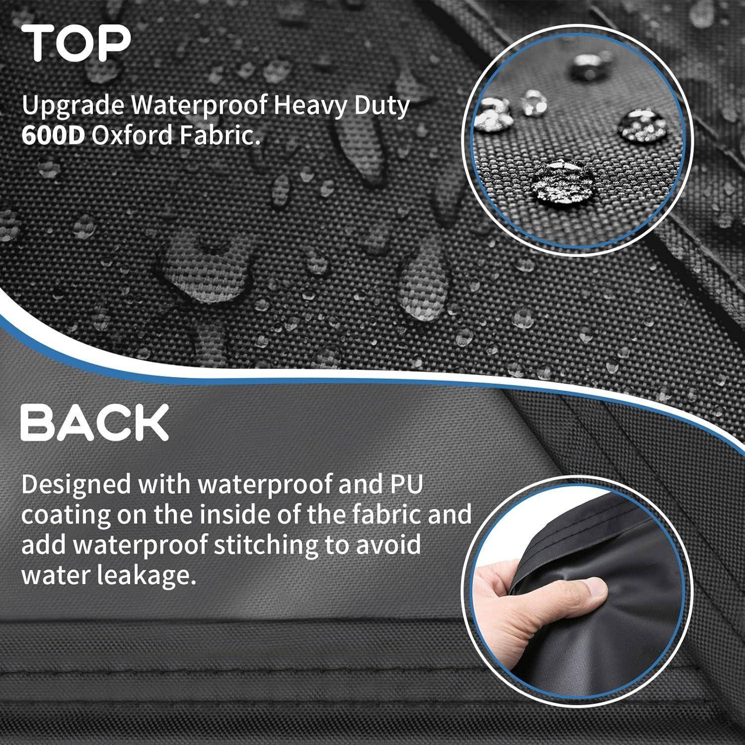 Abdeckung Gartenmöbel Wasserdicht AntiUV Oxford Gewebe 315X180X74cm