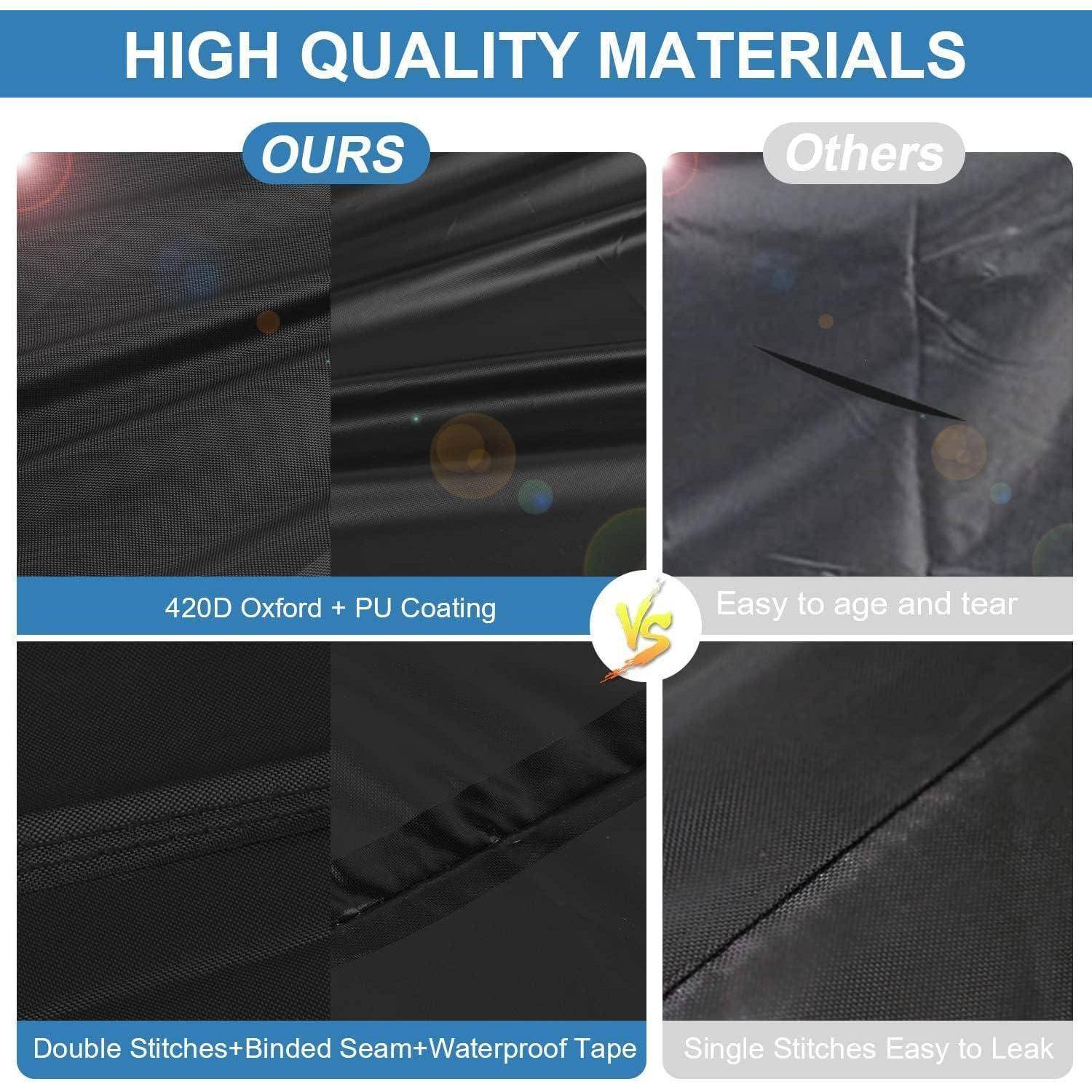 Lounge Abdeckung L Form Wasserdicht Winddicht V-Form 215x215x87 80cm