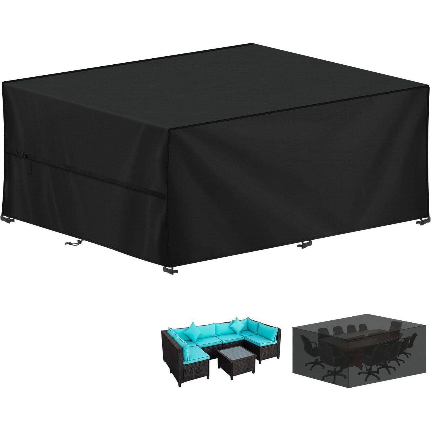 Abdeckung Gartenmöbel Möbelsets Wasserdicht AntiUV 420D 360x240x90cm