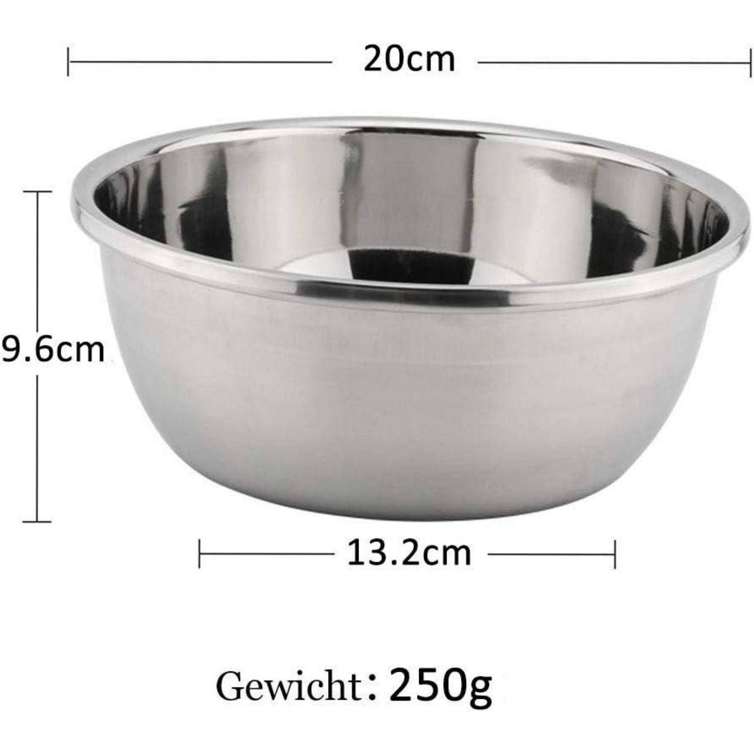 Edelstahl Rührschüssel 20cm Multifunktional