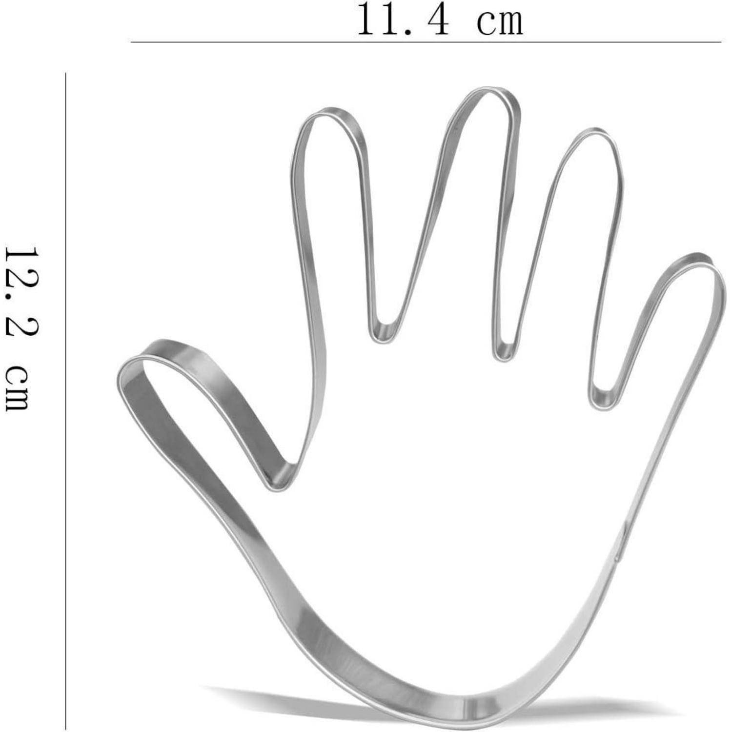 Hand Ausstechform Edelstahl robust und spülmaschinenfest 12,2 cm