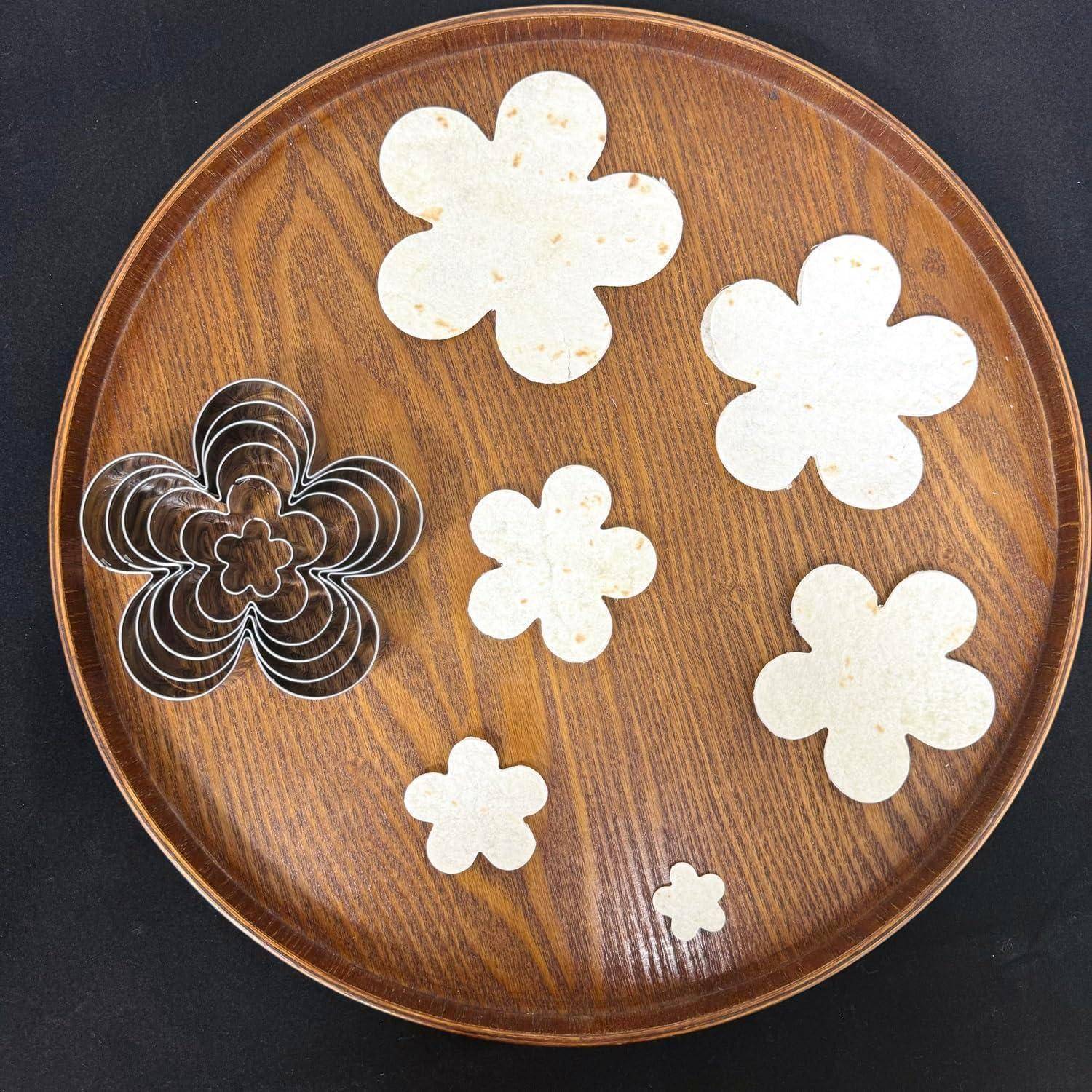 Ausstecher Blume Set 6 Stück Keksausstecher Blume mit f¨¹nf