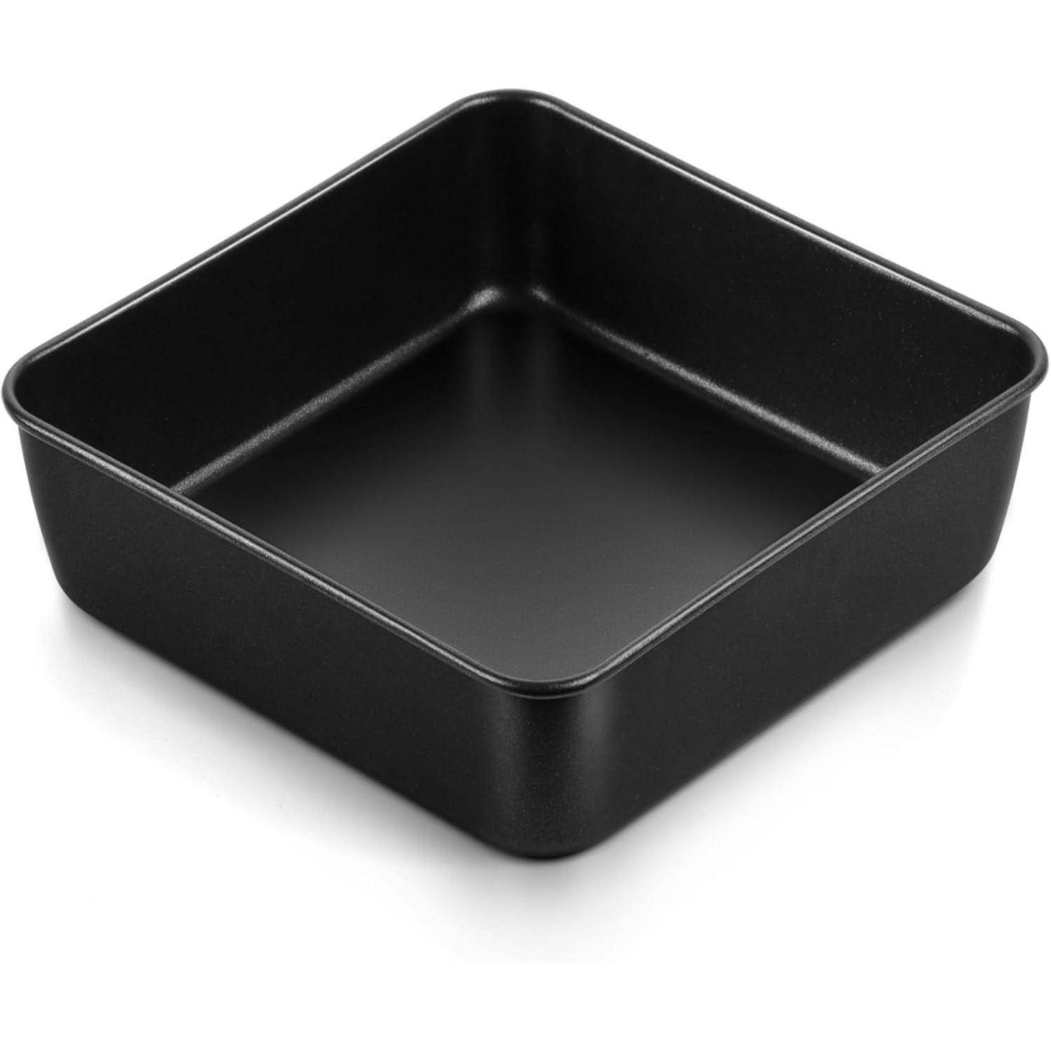 Kuchenform Backform Brownie Eckig Antihaft Edelstahlkern 15,9cm