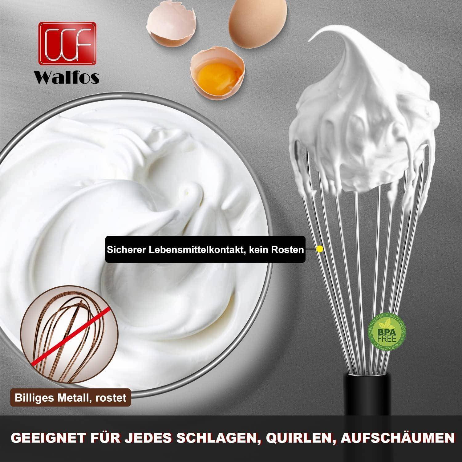 Schneebesen Edelstahl 3Stück Edelstahl-Schneebesen Rostfreier Stahl