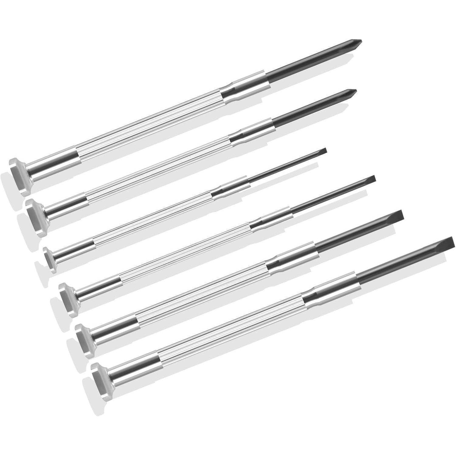 Präzisionsschraubendreher mini Uhrmacher Brillen Gläser 6 teiliges Set