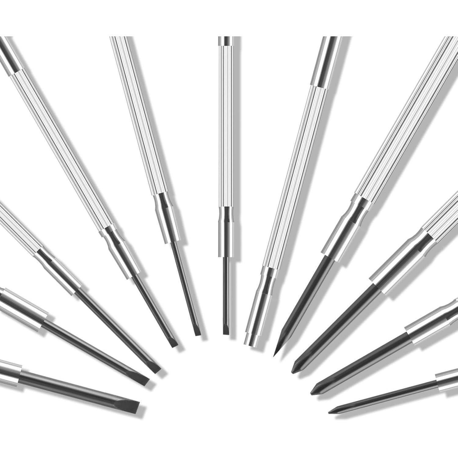 Schraubendreher Set Feinmechaniker Uhrmacher Eyeglass 11 teiliges Set