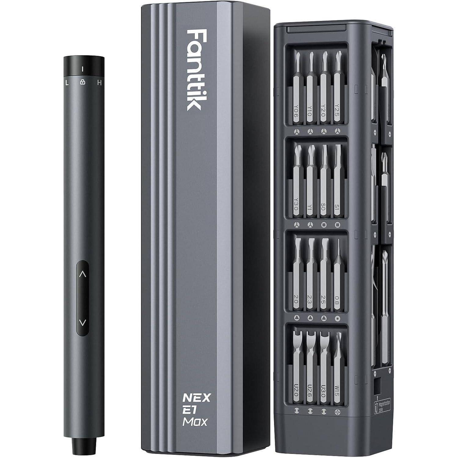 Schraubendreher Set 50in1 Elektro Mini Magnet Laptop Uhren Grau