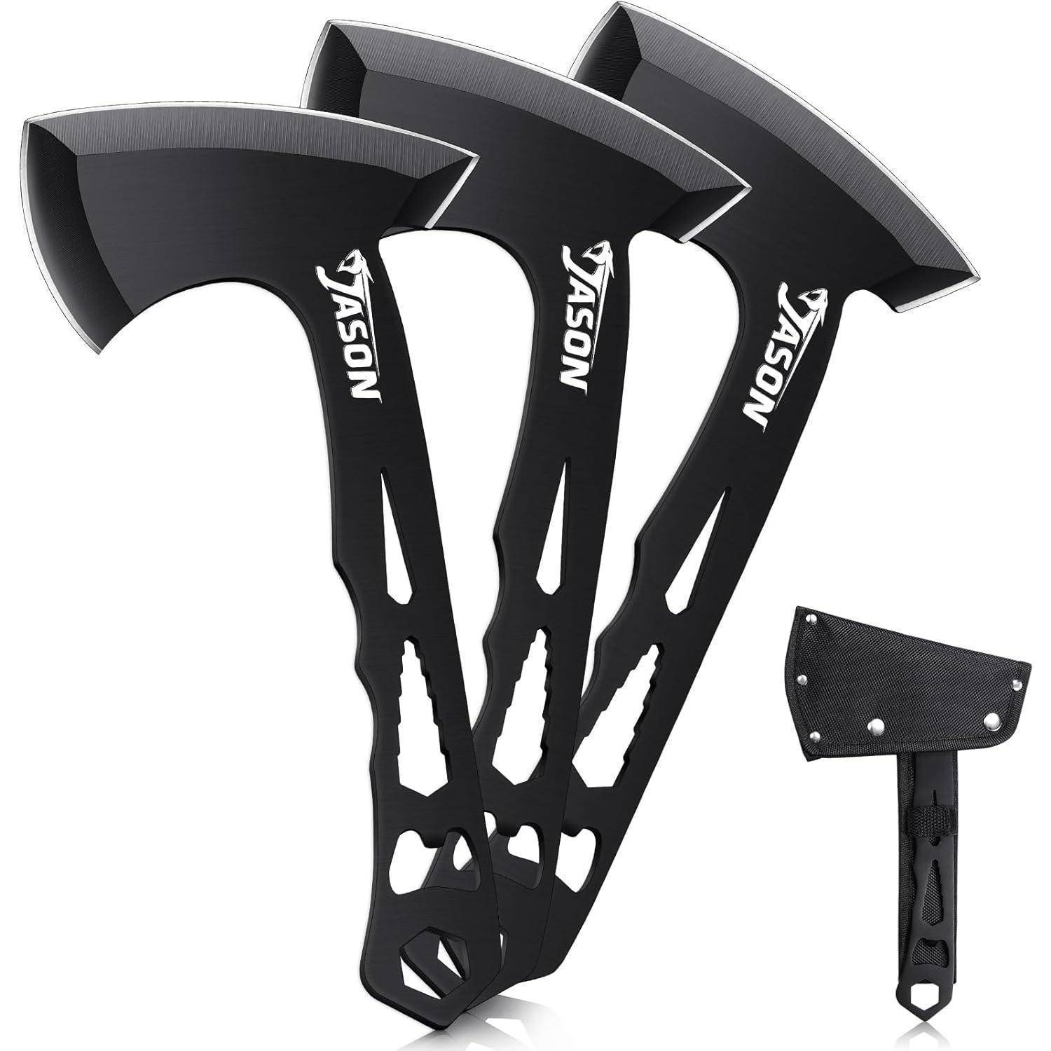 Camping Axt Survival Bushcraft FullTang Nylonscheiden Männer 3 Stücke