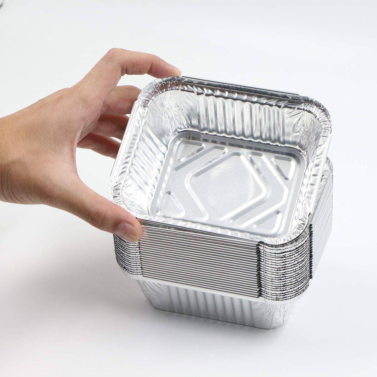 Grill Aluschalen Tropfschalen Grillschale Auflaufform 25 Stück Einweg