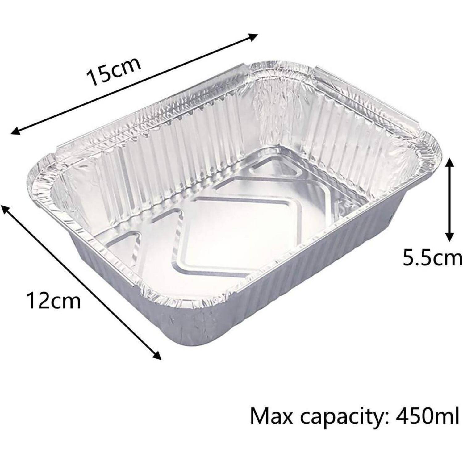 Grill Aluschalen Tropfschalen Grillschale Auflaufform 25 Stück Einweg