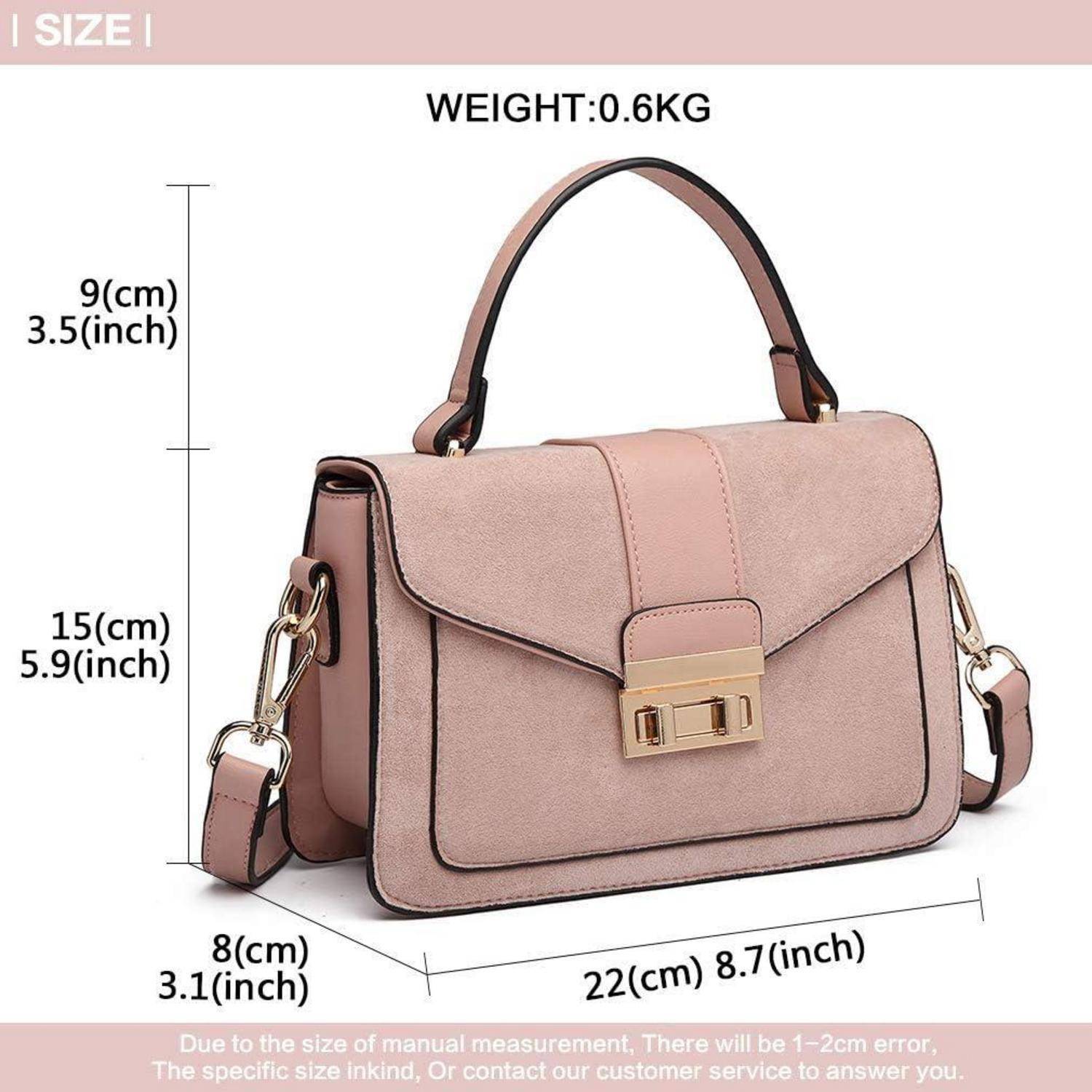Damen Handtasche Klein Schultertasche Kunstleder Henkeltasche