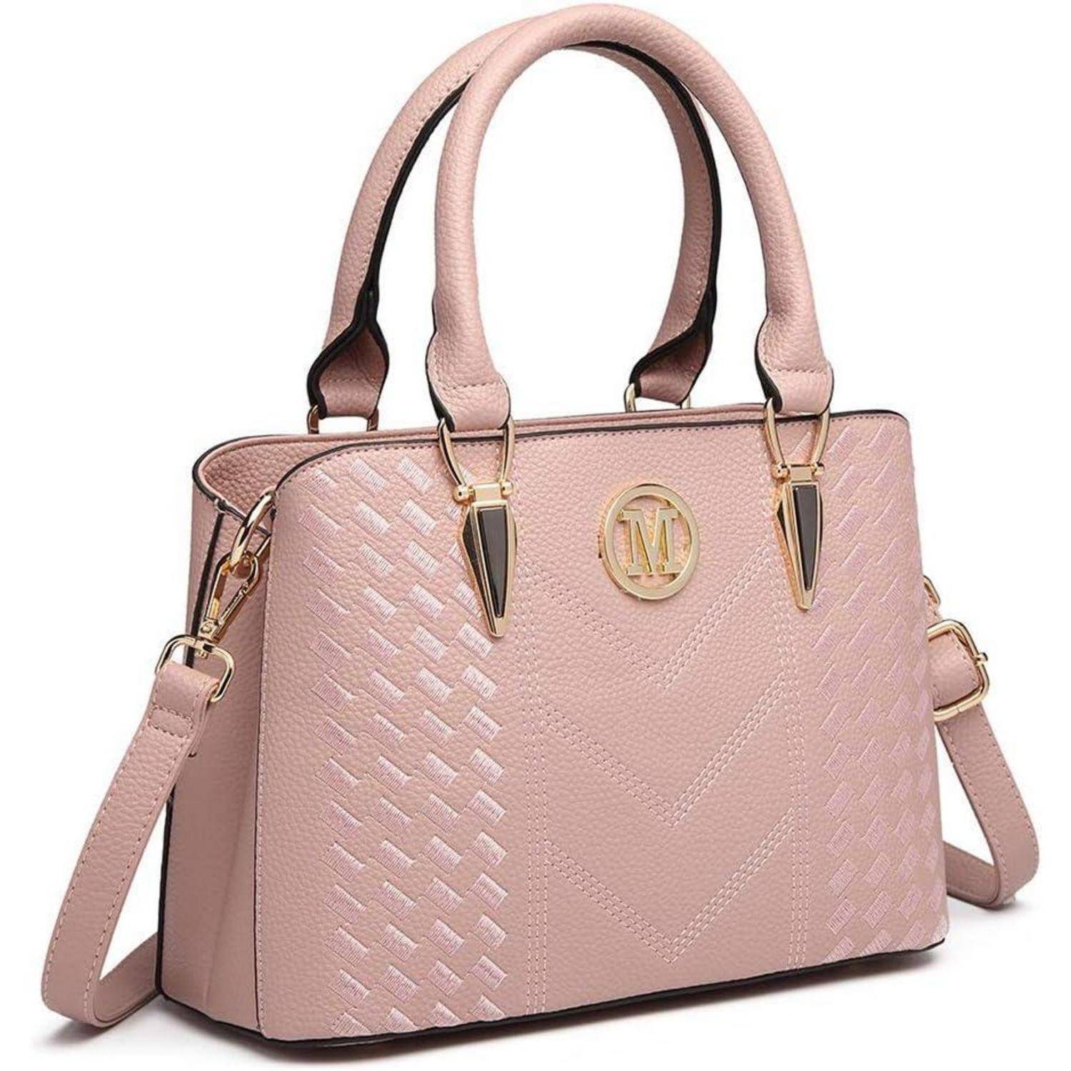 Damen Handtasche Mittelgroß Lychee Muster Hochwertiges