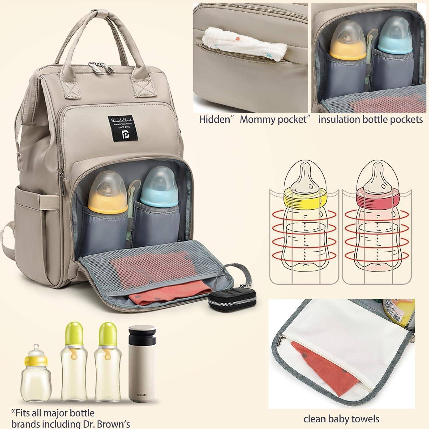 Wickelrucksack Baby Macaron Rucksack wasserdicht groß Capacity