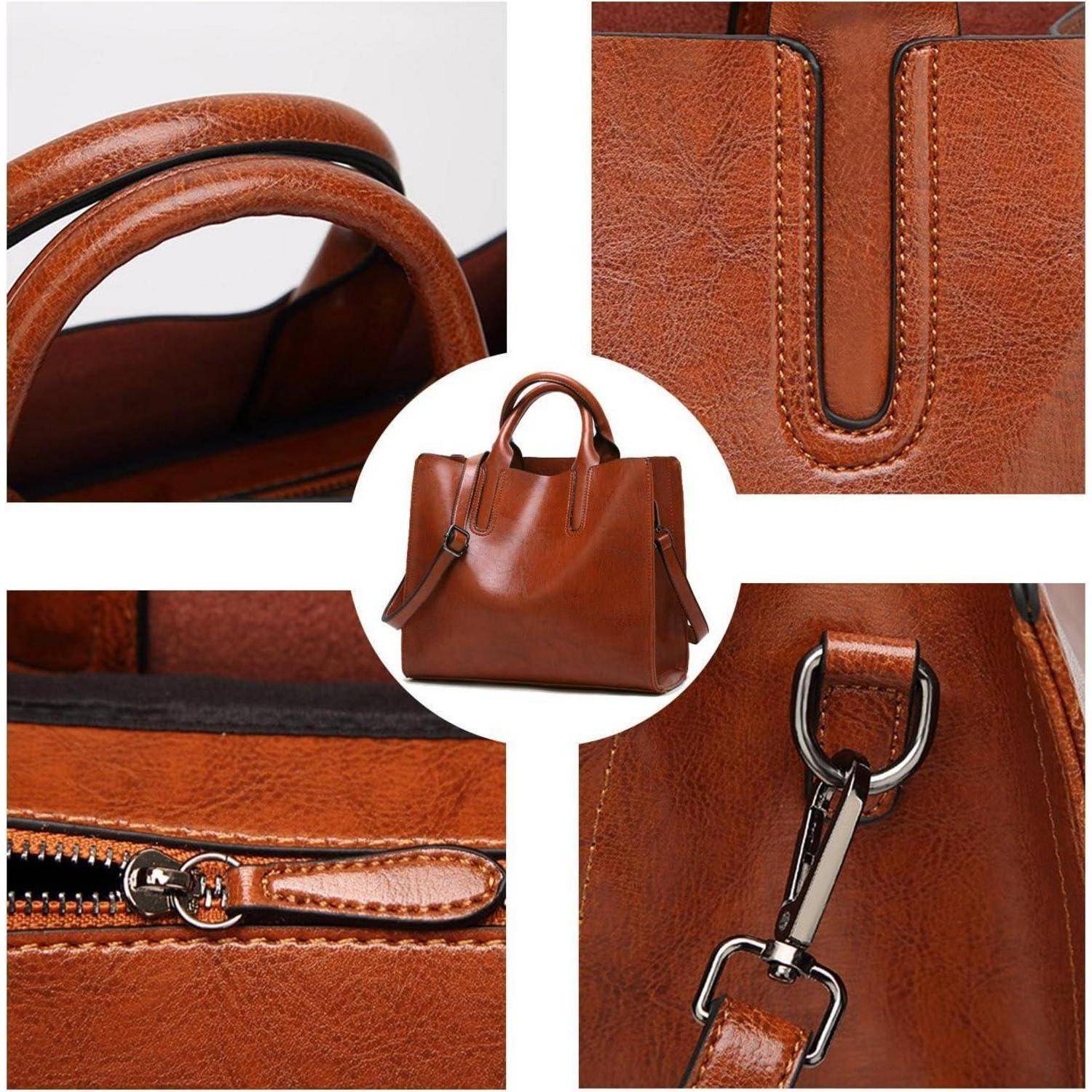 Damen Shopper Schultertasche Umhängetasche Handtasche EINWEG