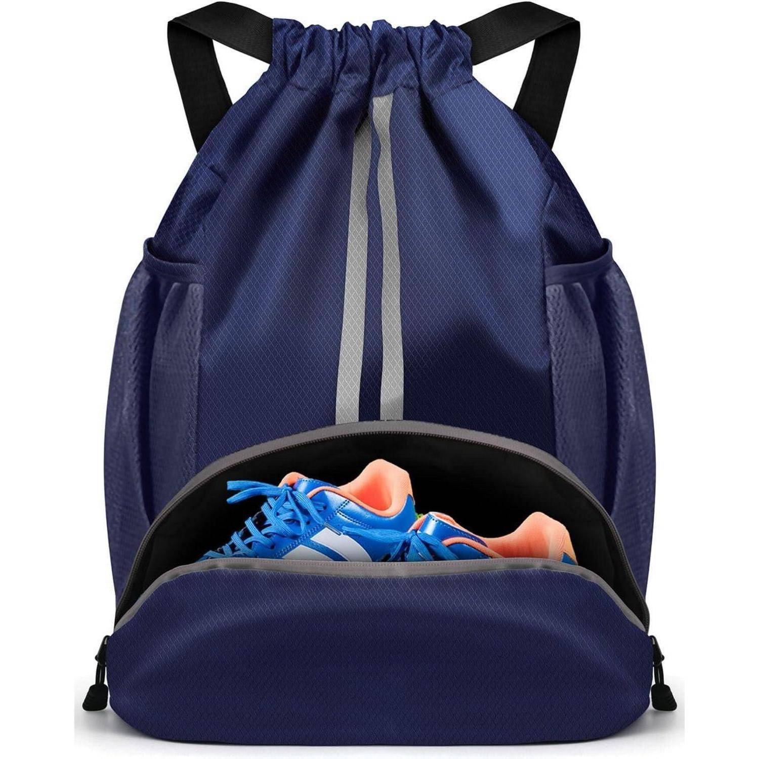 Turnbeutel Fußballtasche Rucksack Kordelzug Tunnelzug Gymsack