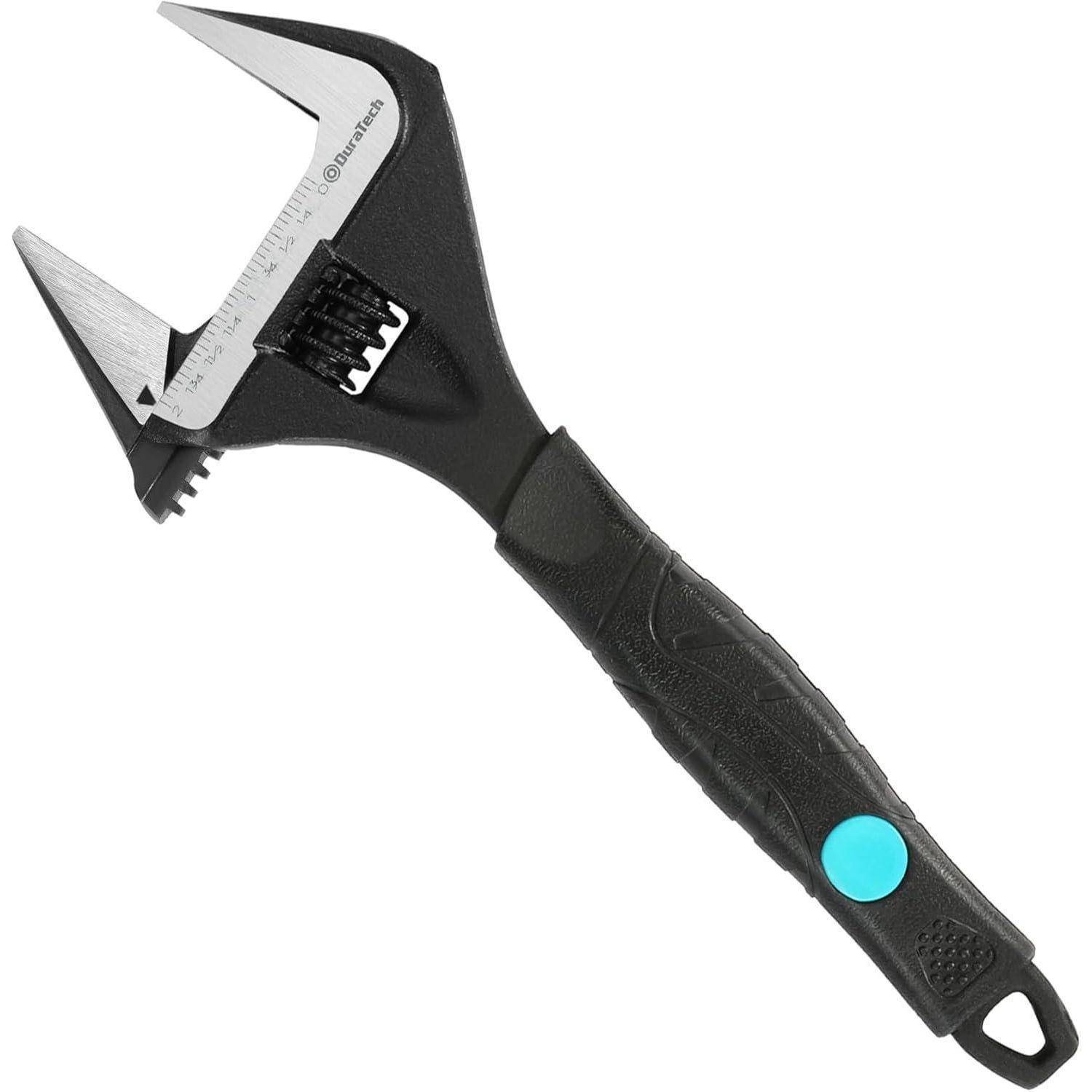 Rollgabelschlüssel 10 Inch CrV Schwarzoxid SAE 10-inch TPR-Griff