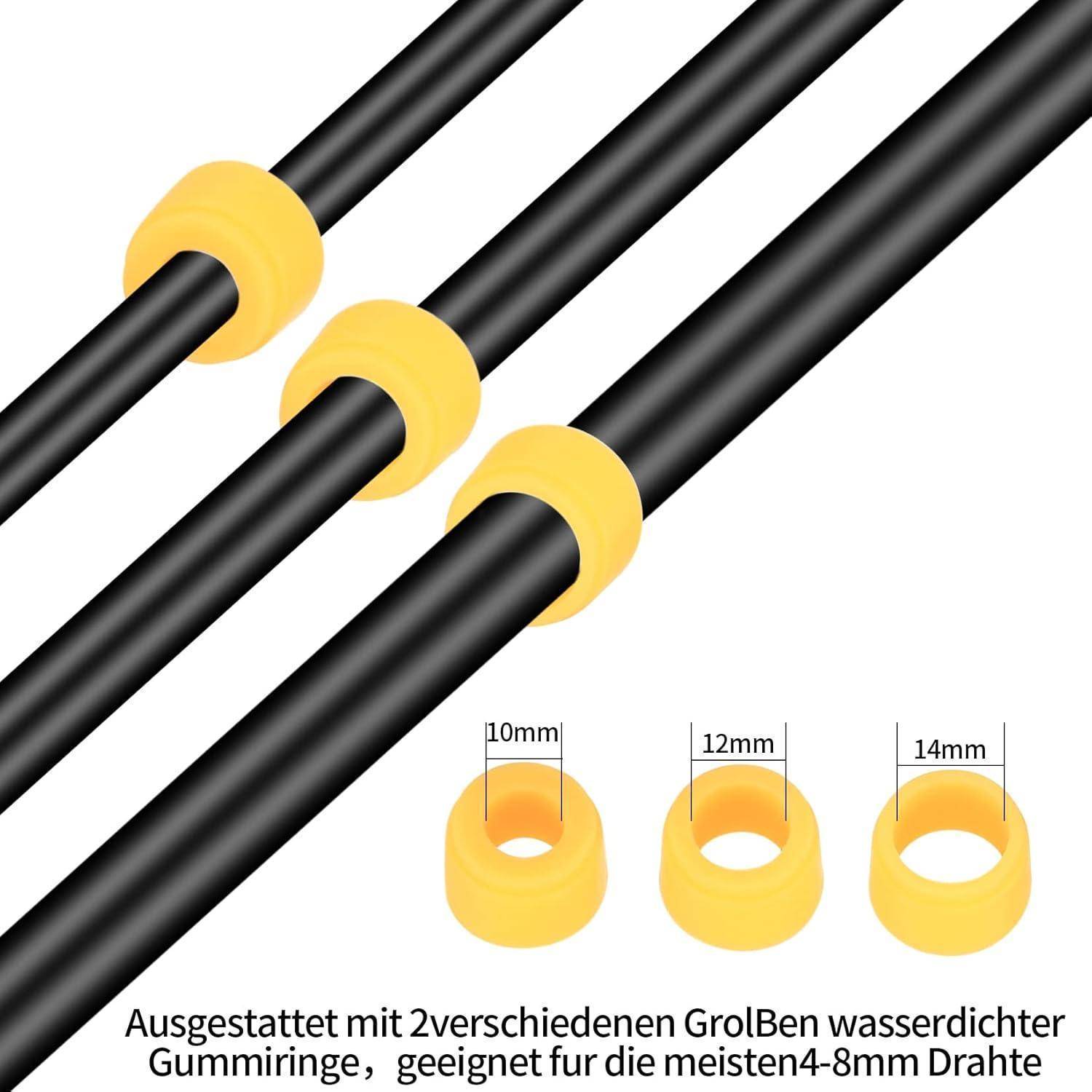 Anschlussdose IP68 wasserdicht Kabelverbinder Außenkabel 4 Wege