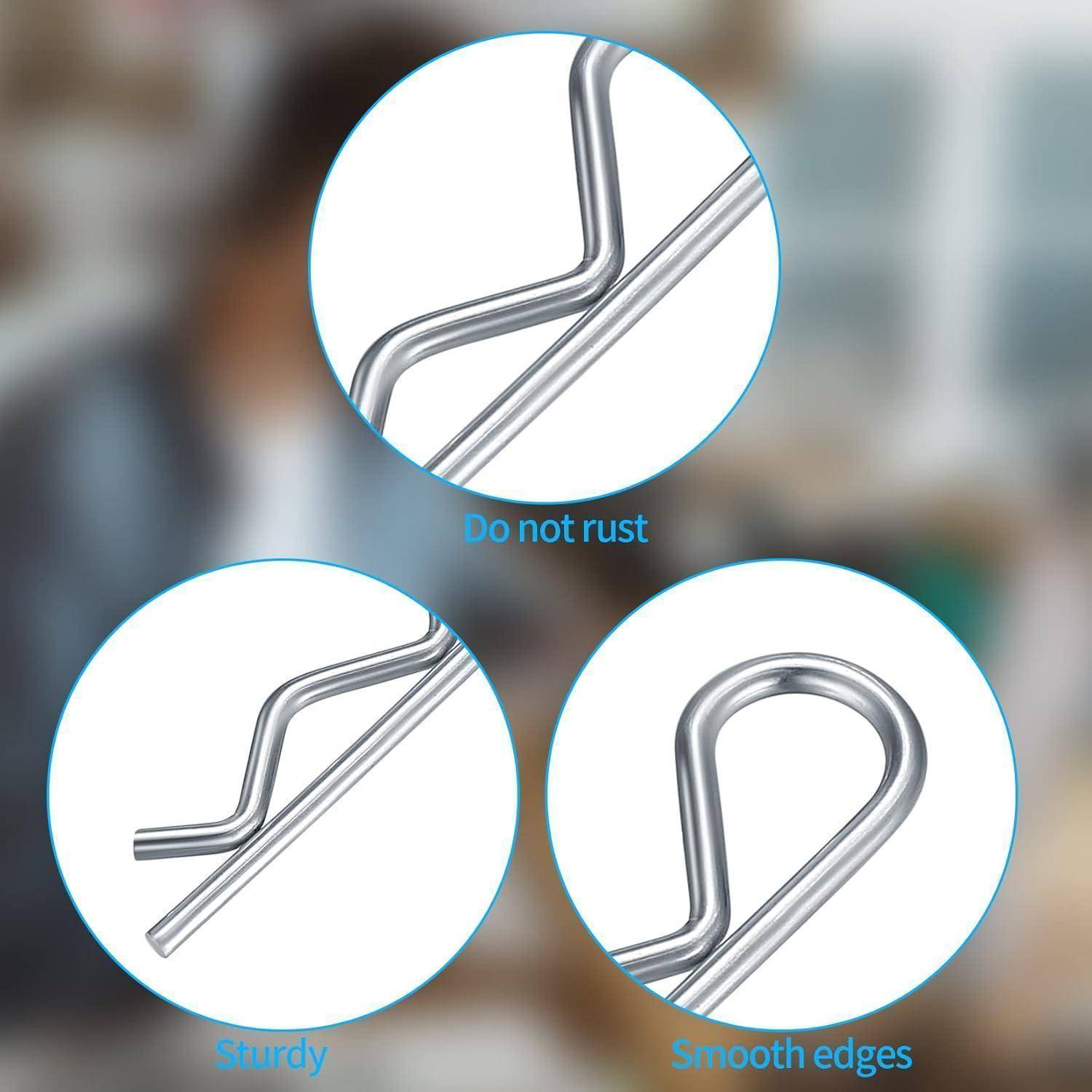 Splinte Edelstahl Federstecker RC Clips 100 Stück 100PCS R