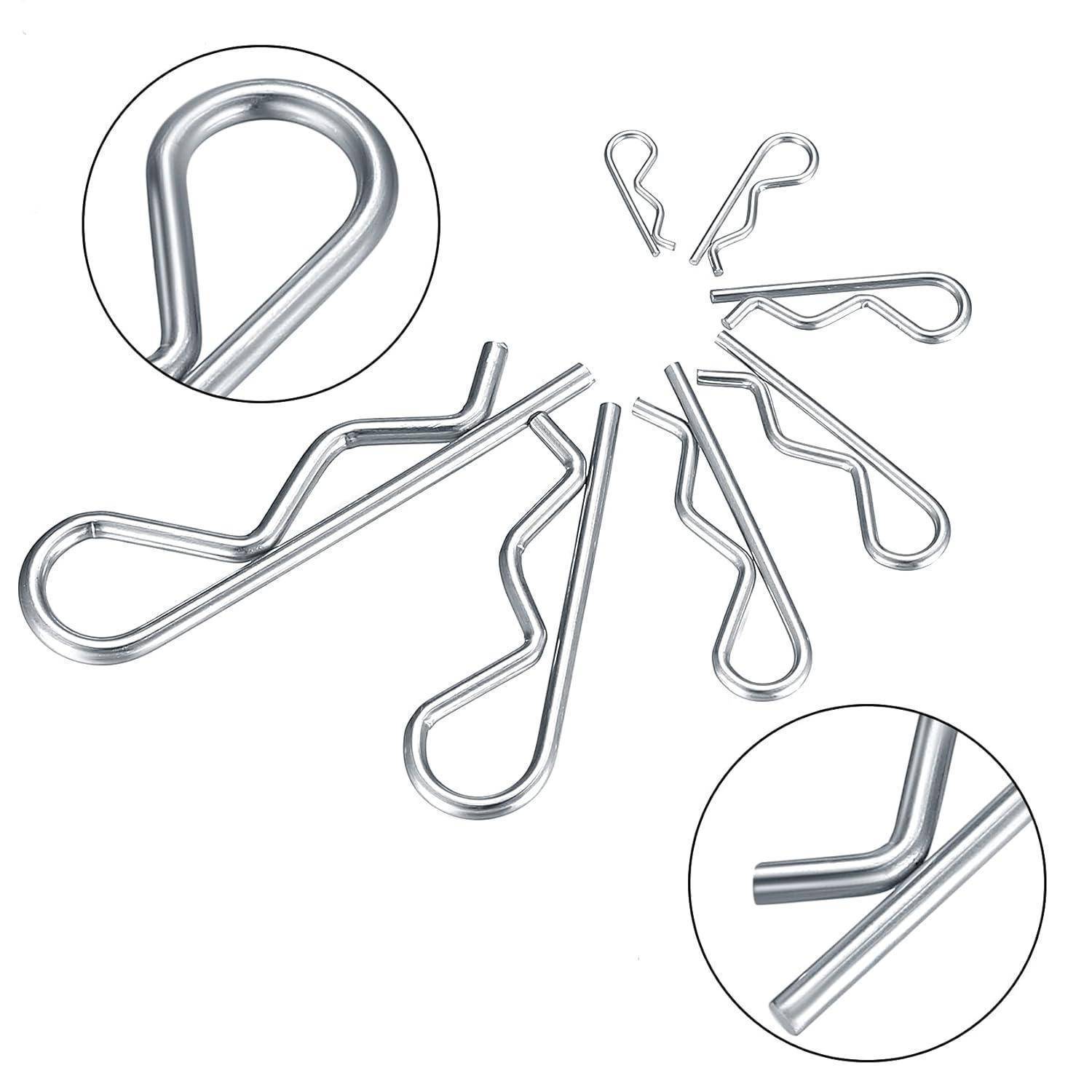 Splinte Edelstahl Federstecker RC Clips 100 Stück 100PCS R