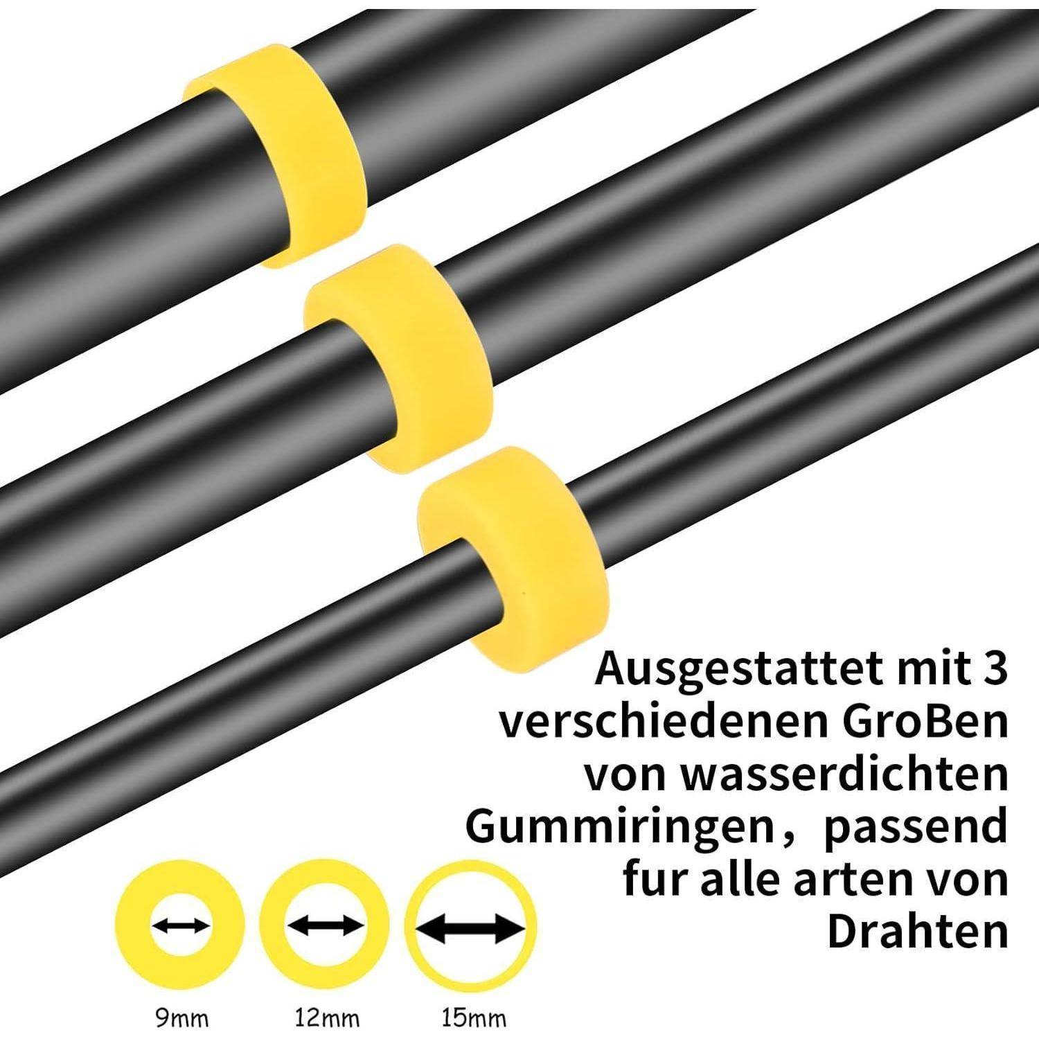 Anschlussdose 2Stk IP68 Wasserdicht Außen Kabelverbinder 2 Wege