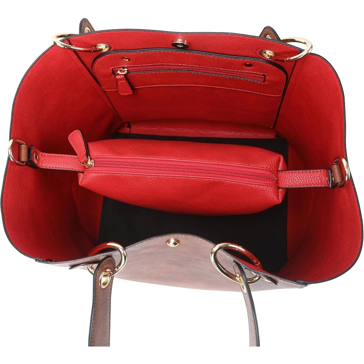 Taschen Damen Leder Shopper Henkeltaschen Schultasche Arbeit Gelb