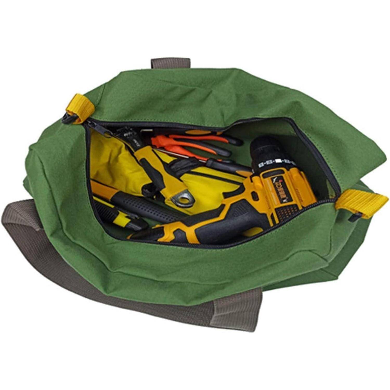 Werkzeugtasche Leinwand wasserdicht tragbar Organizer Griff 40x22x15cm