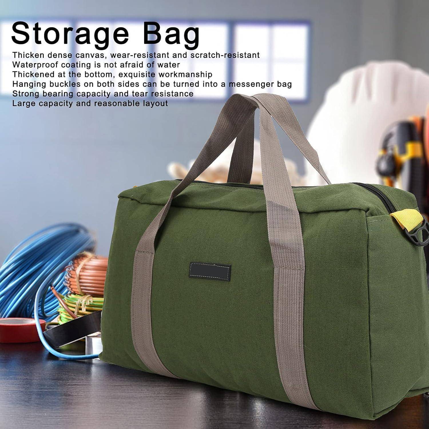 Werkzeugtasche 46x18x24 cm Leinwand wasserdicht Organizer mit Griff