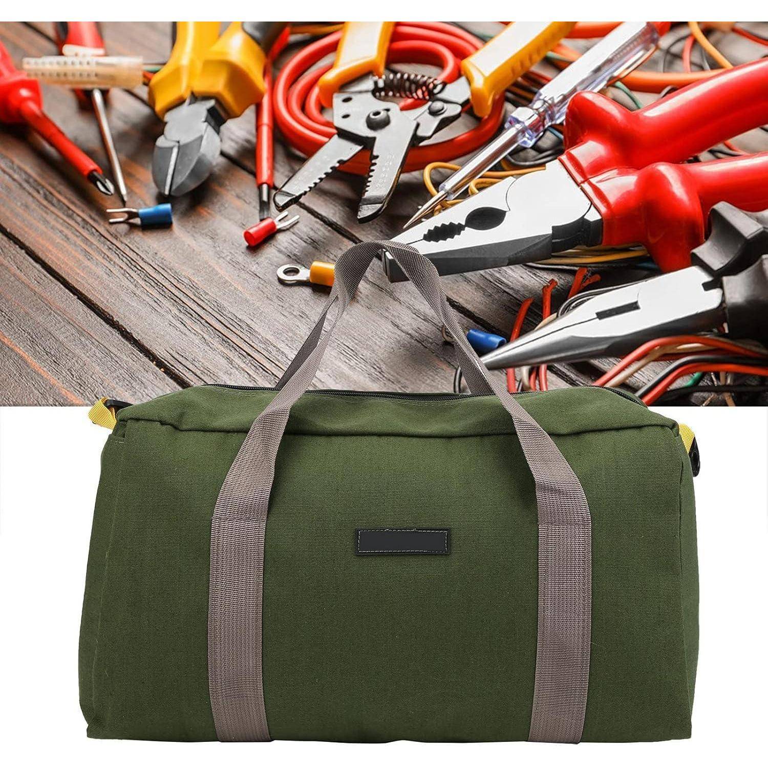 Werkzeugtasche 46x18x24 cm Leinwand wasserdicht Organizer mit Griff