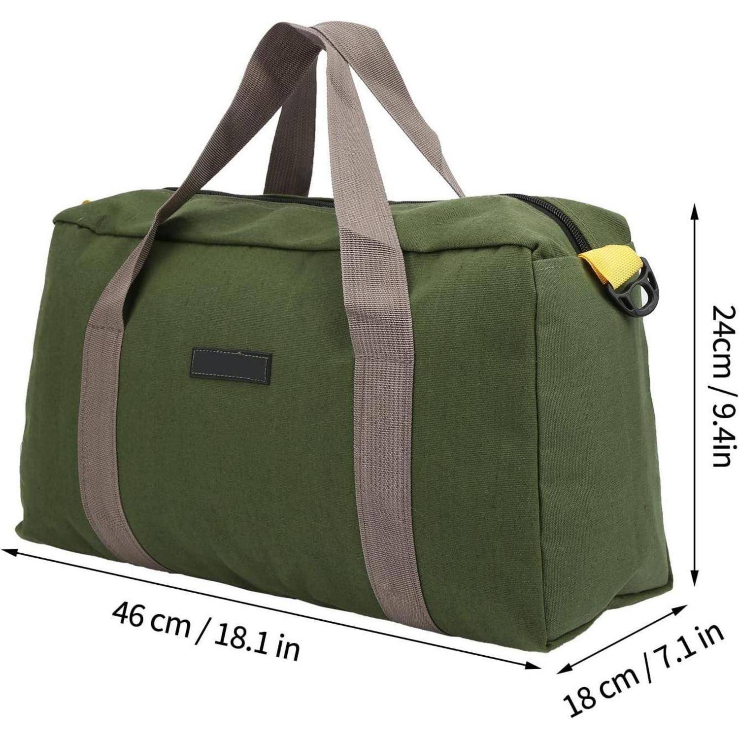 Werkzeugtasche 46x18x24 cm Leinwand wasserdicht Organizer mit Griff