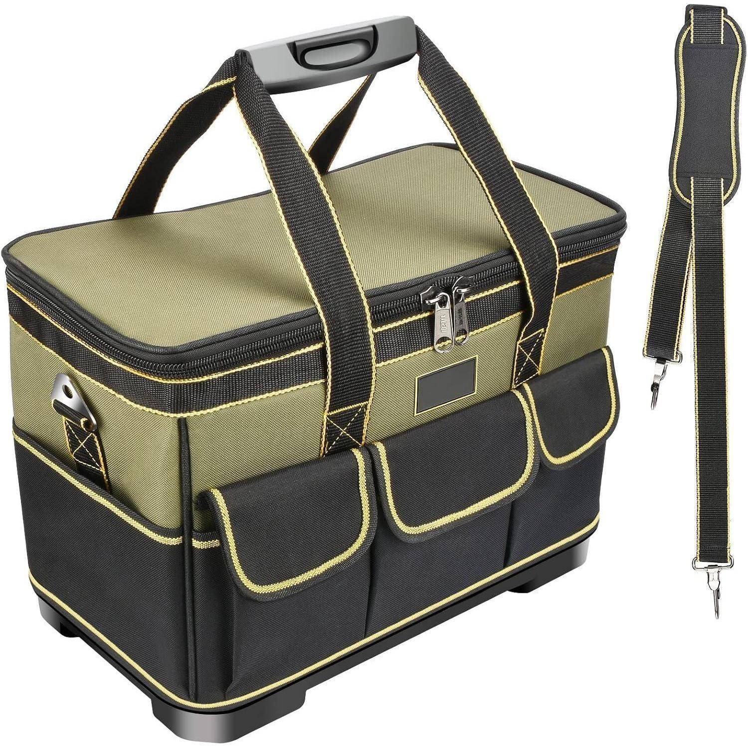 Werkzeugtasche 16 Zoll Multi Pocket wasserdicht Boden Green