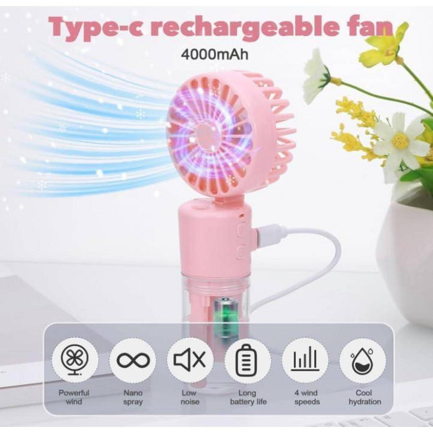 Akku-Ventilator Typ-C mit 4000mAh Batterie