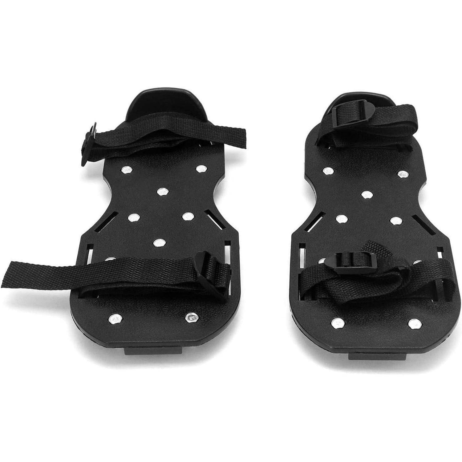 Nagelschuhe Estrichschuhe 25mm Spikes Epoxidböden Grün 1 paire Schwarz