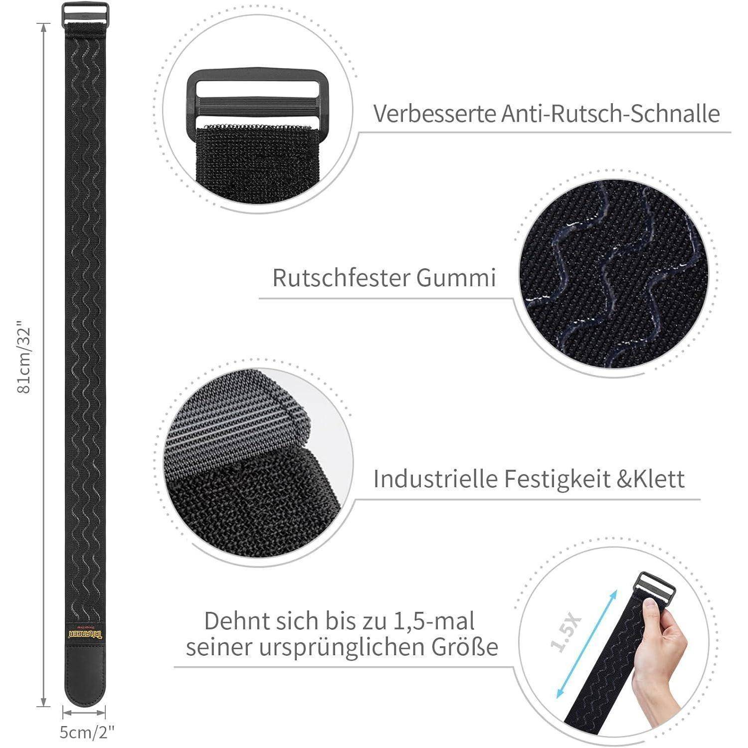 Elastische Gurte Klettbänder AntiRutschStreifen 81cm(4 stück)