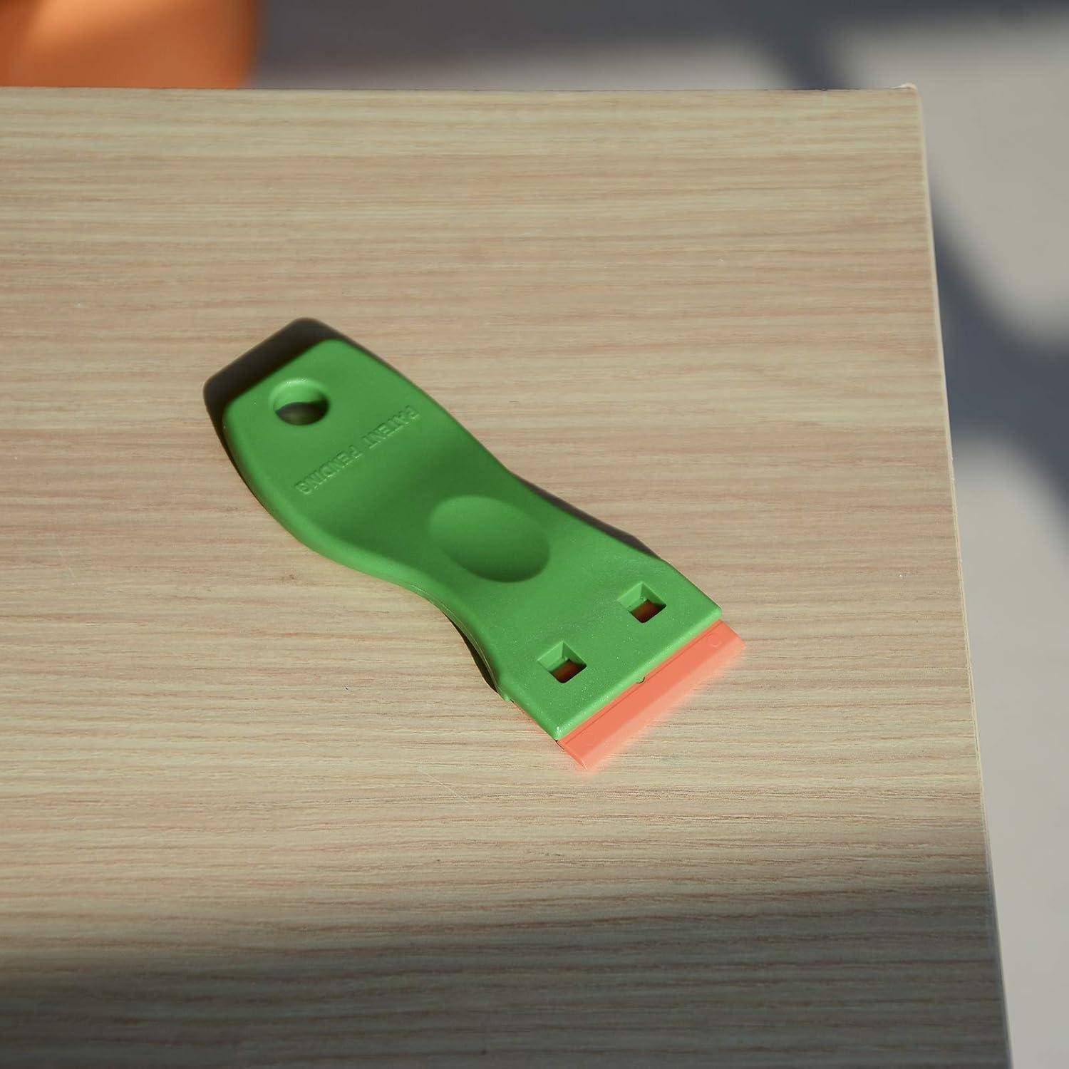 Kunststoff Schaber 2 Stück 100 Klingen Vinyl Aufkleber Green