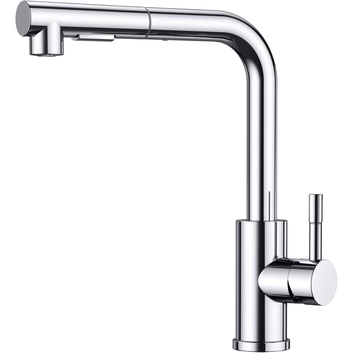 Wasserhahn Küche Hochdruck mit Brause Ausziehbar Mischbatterie