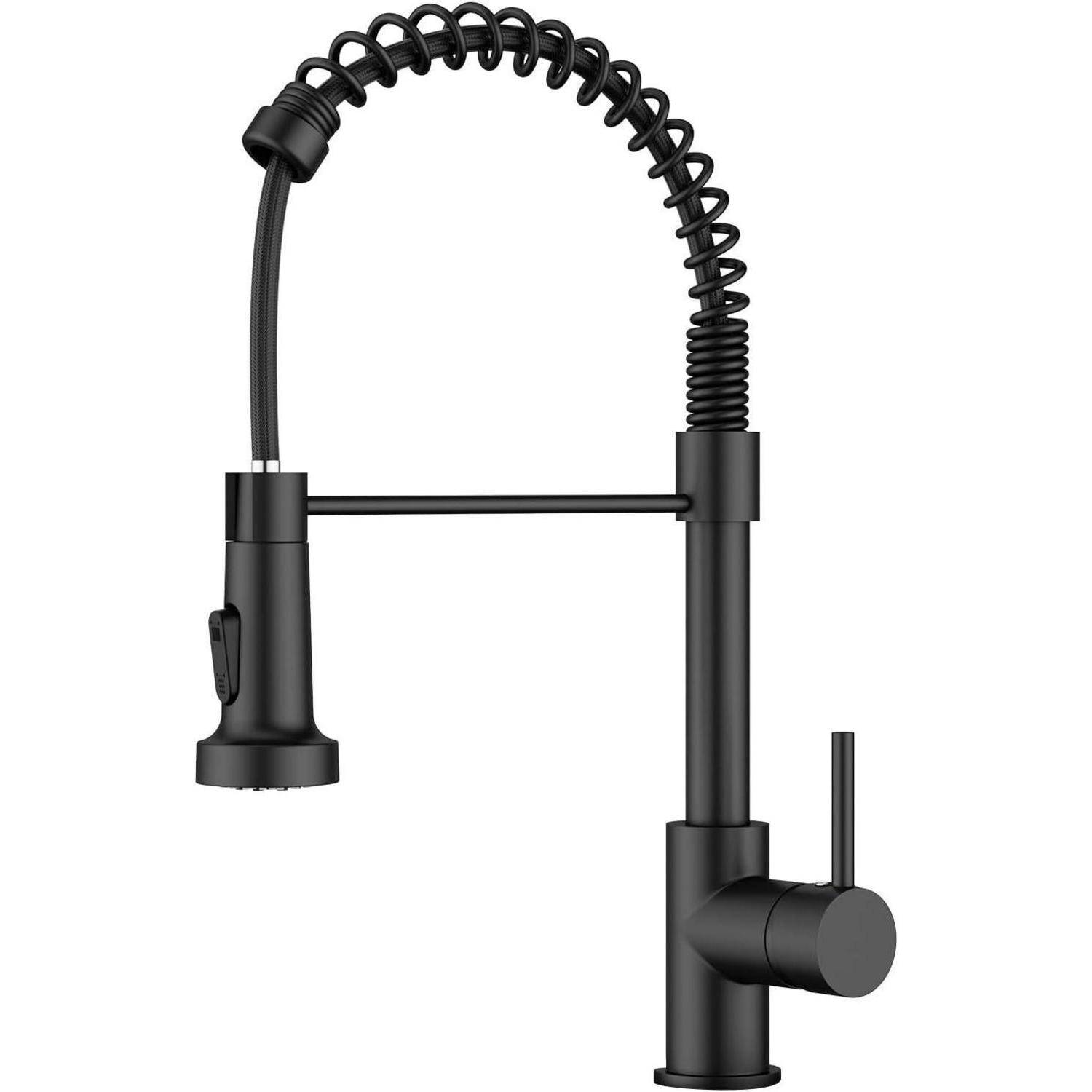 Wasserhahn Küche Schwarz Edelstahl Ausziehbar Einhebelmischer