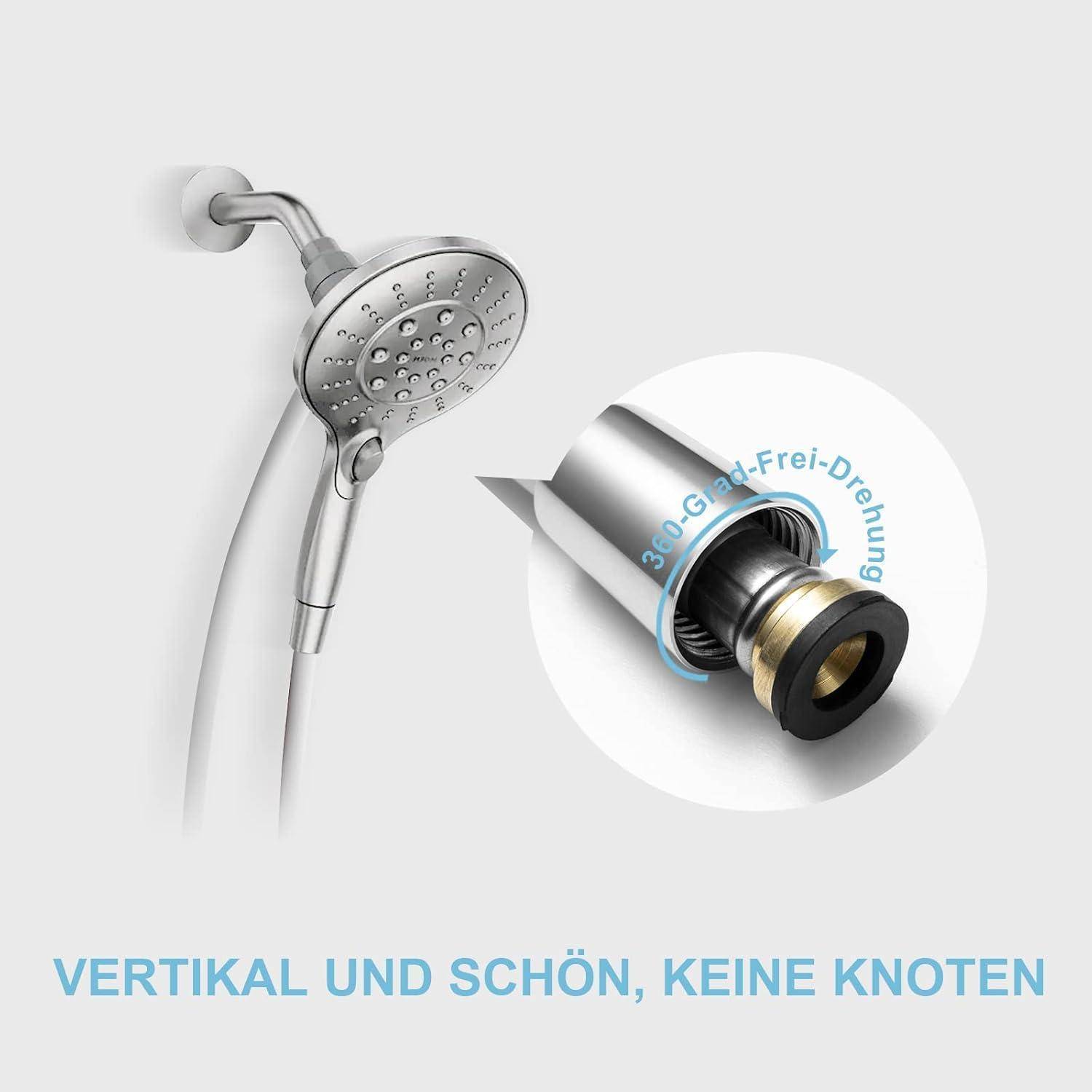 Brauseschlauch Duschschlauch 2,0 m PVC Universal Badarmaturen Ersatz