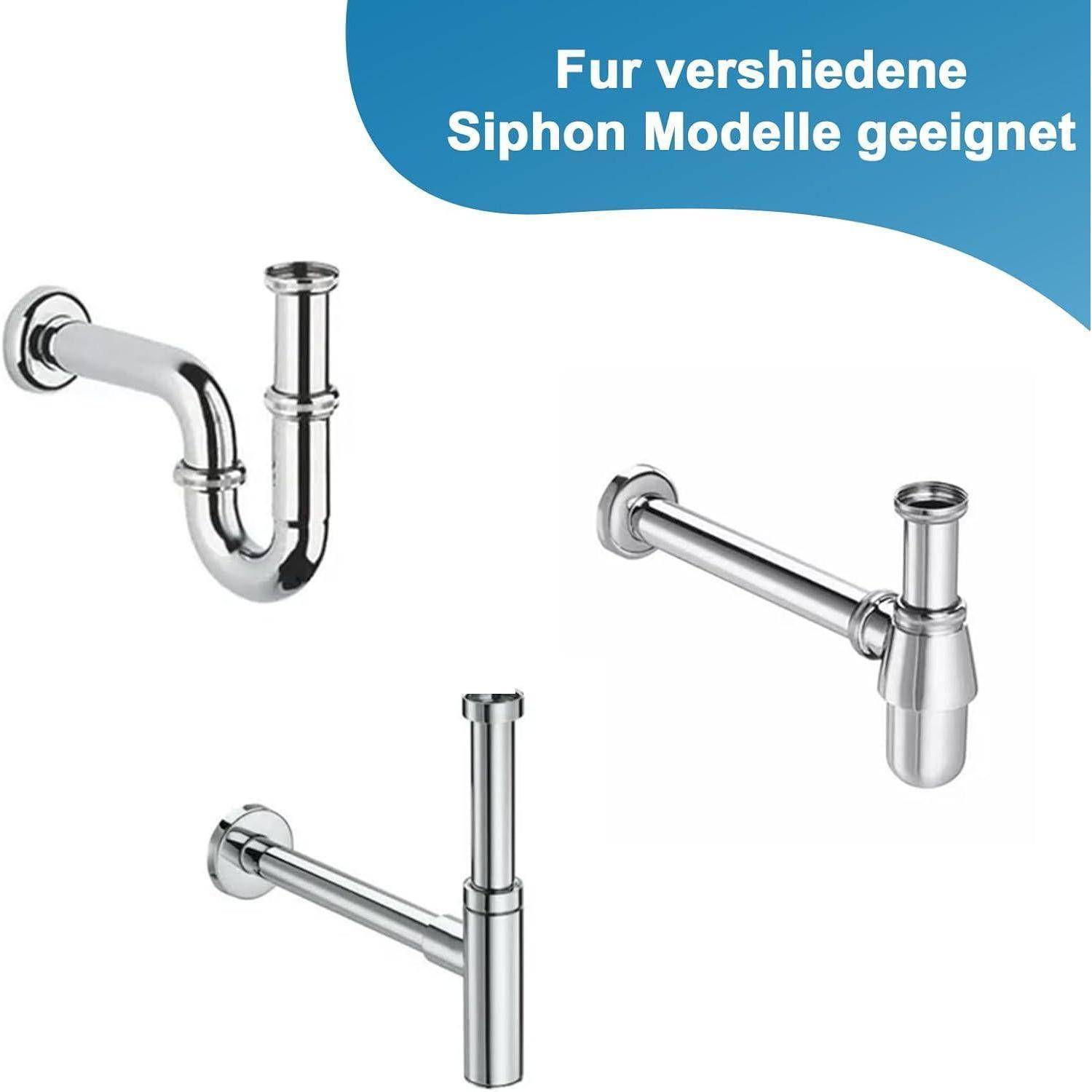 Tauchrohr Siphon Verlängerung Rohr Universal Tauchrohr für Siphon