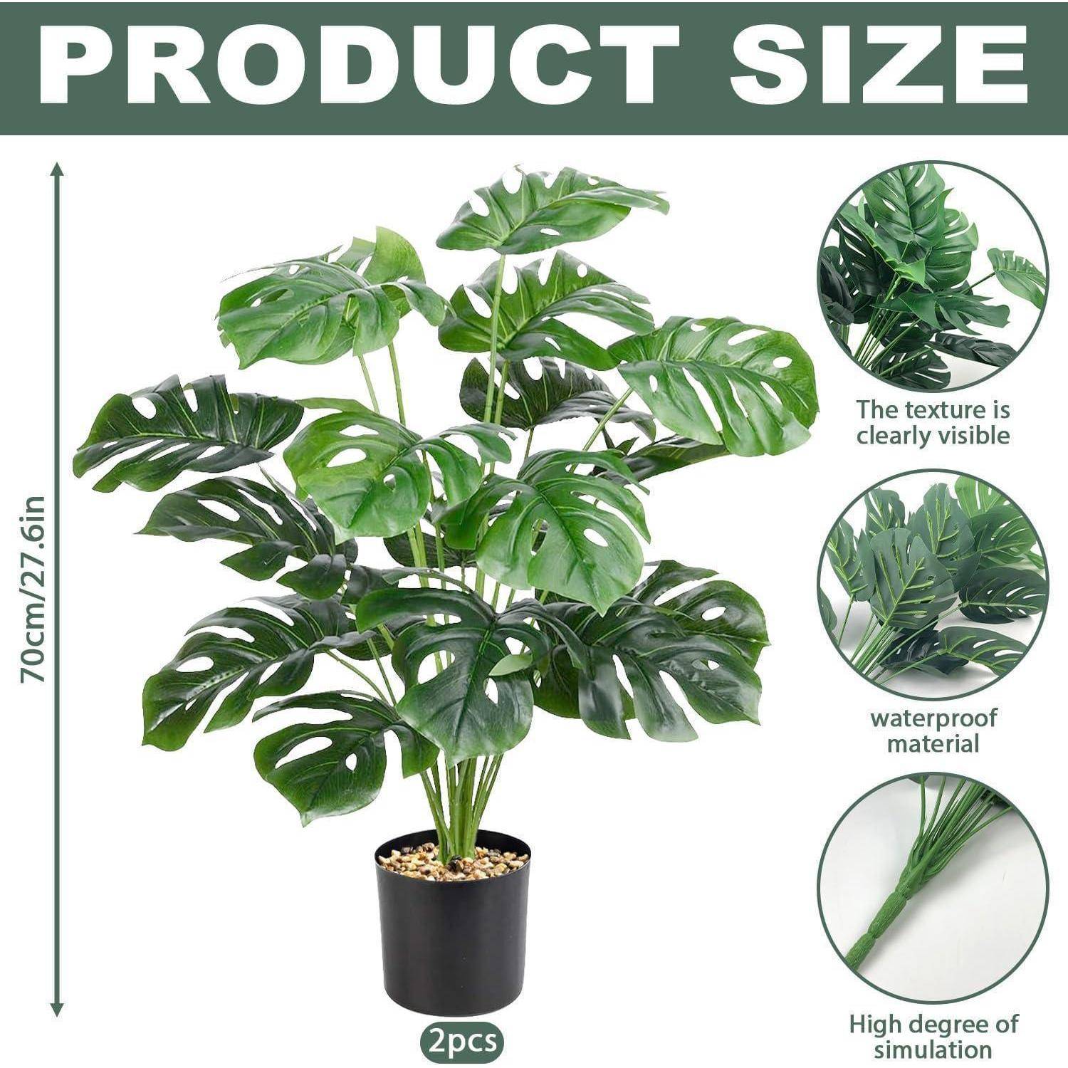 Kunstpflanzen Set groß Künstliche Pflanzen Fake Plant Deko