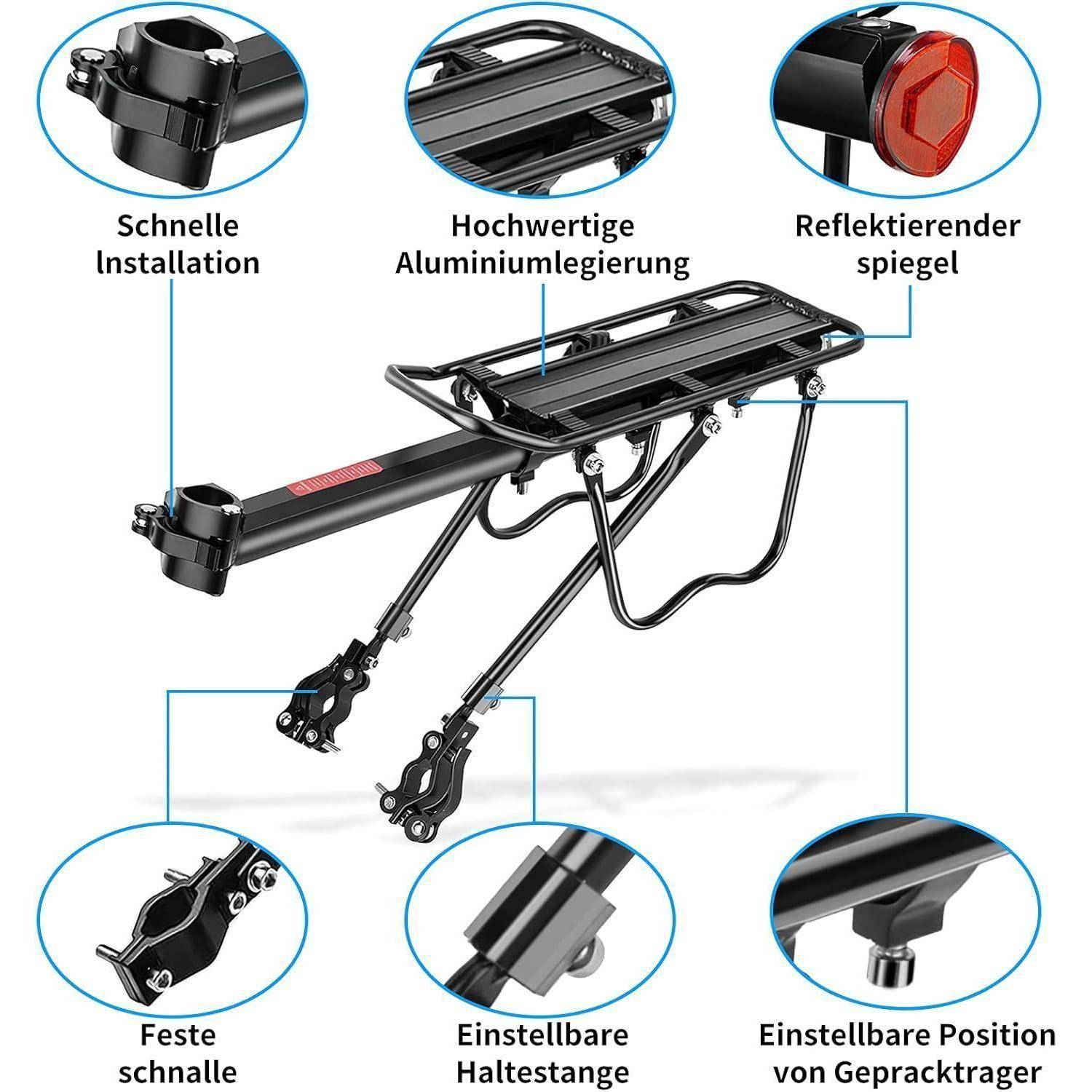 Fahrrad Gepäcktrager Set 24 29 Zoll Universal Aluminiumlegierung