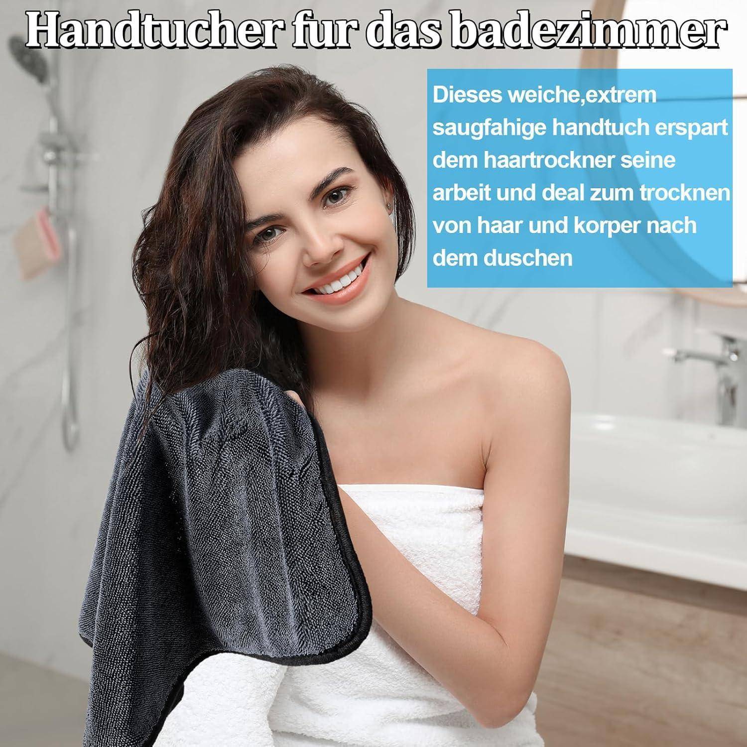 Mikrofasertuch Trockentuch 2 Stück 40 x 40cm Original Shiny Wipes für