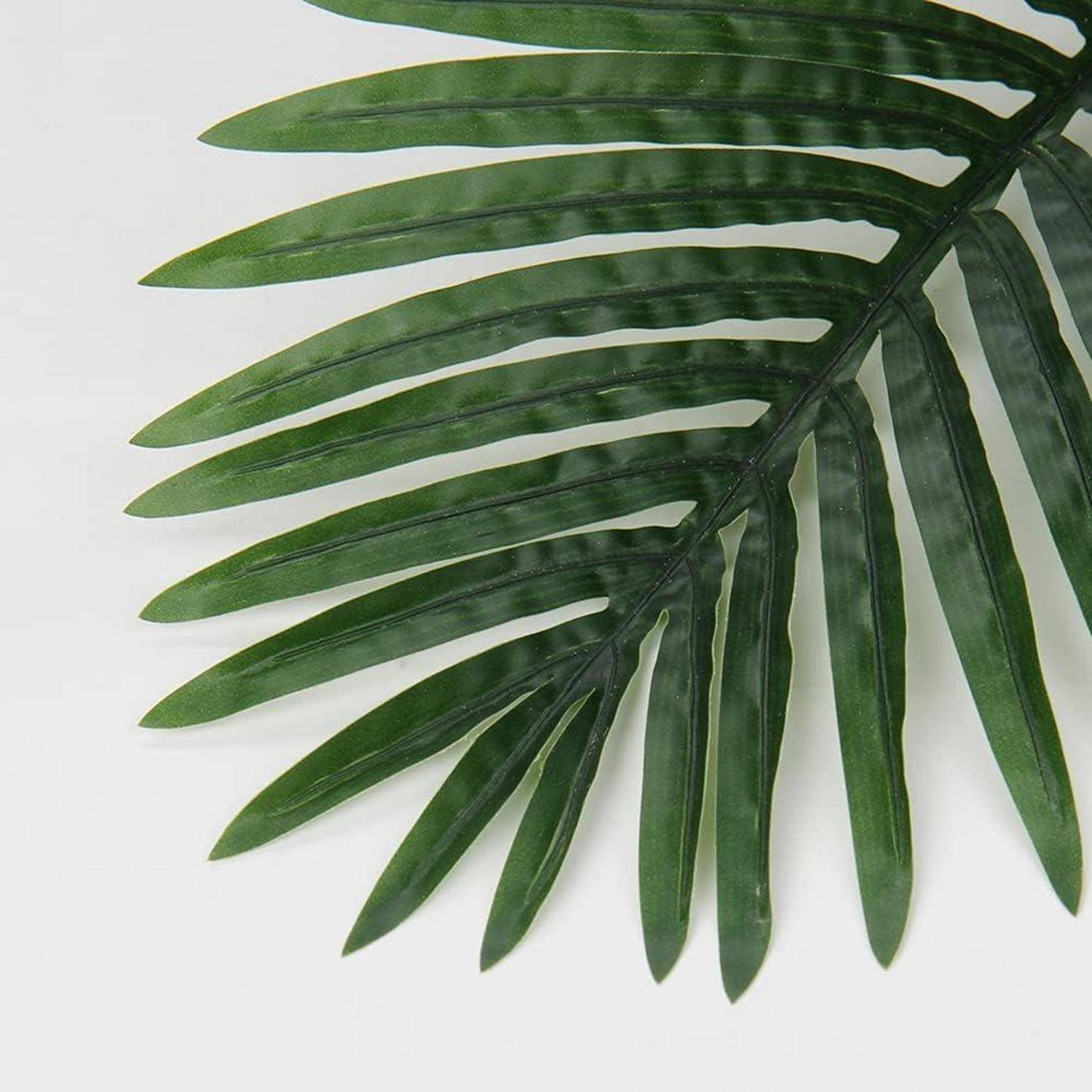 Künstliche Palmwedel Kunstpflanze Palme Textilpalmwedel 6er Set
